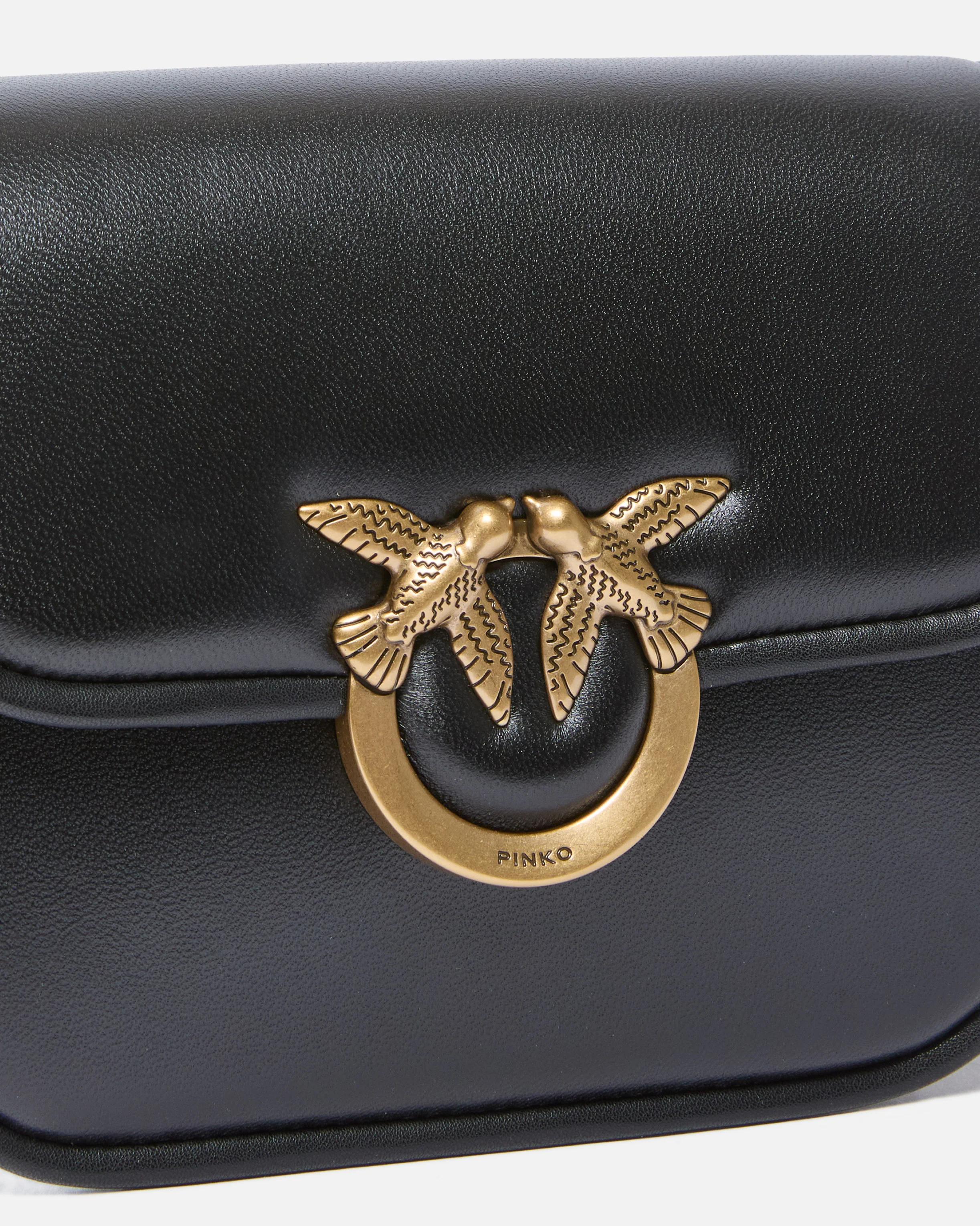 Borsa media a spalla Love Bag Box in nappa - Image 3