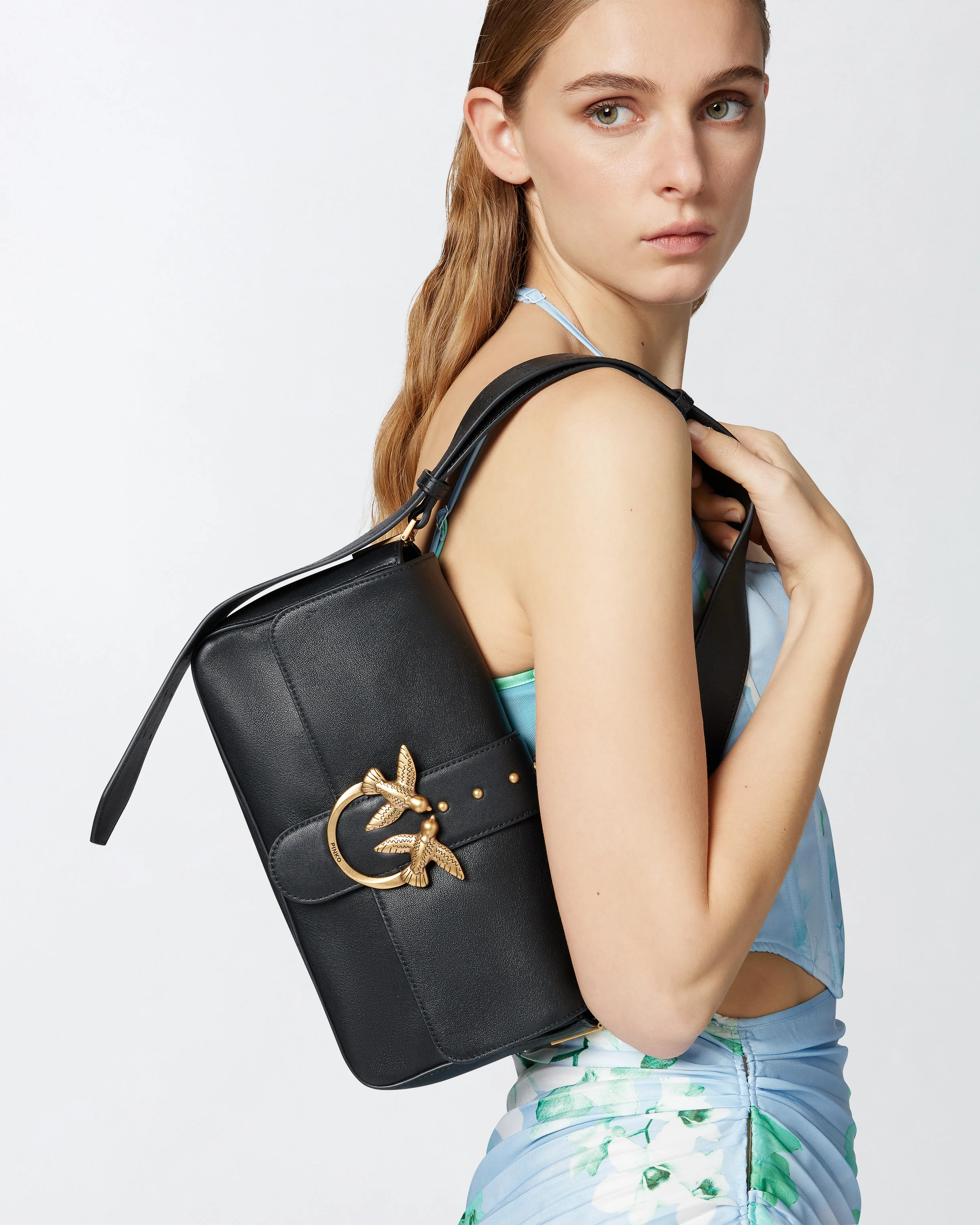 Borsa media a spalla Love Bag in pelle - Image 6