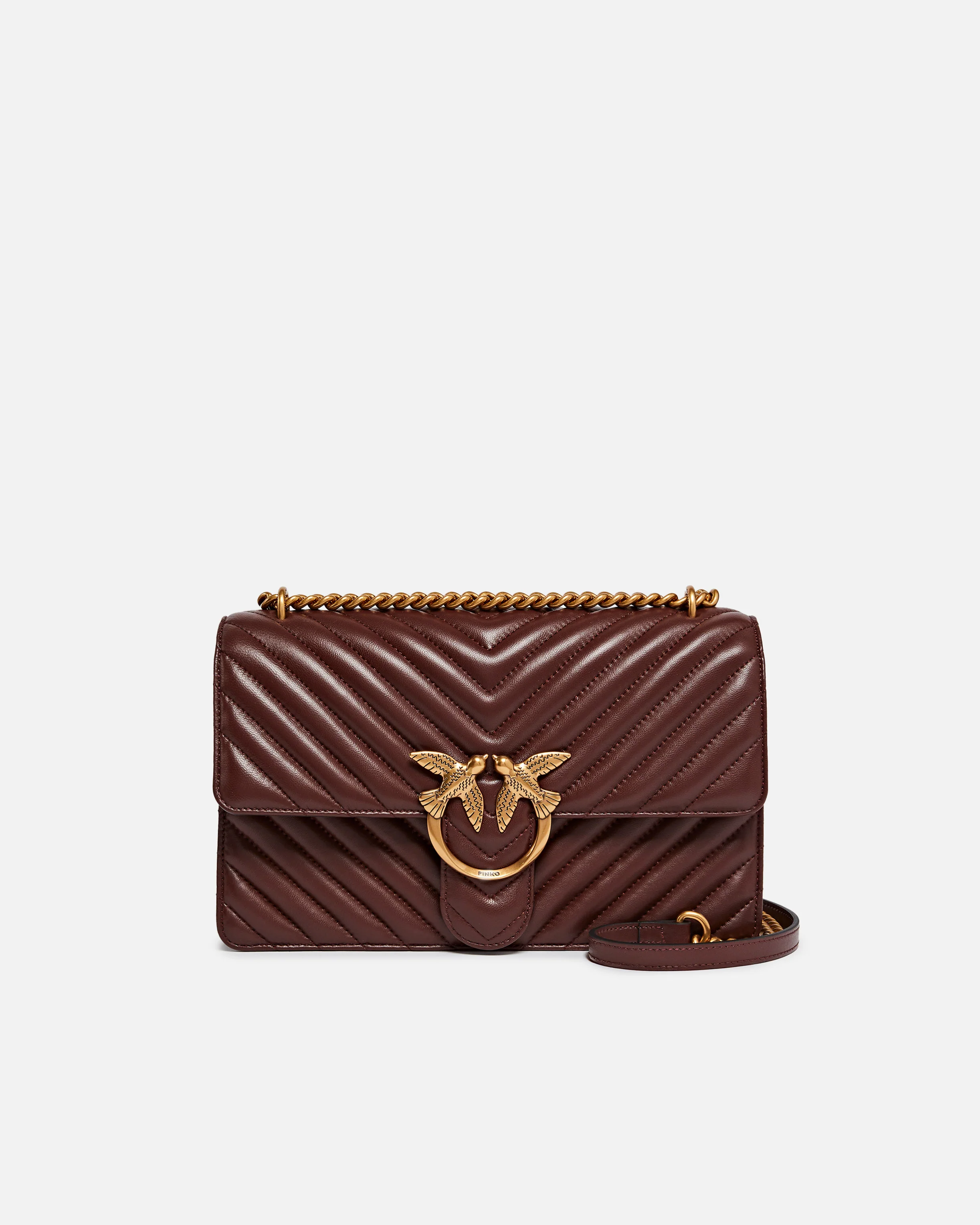 Borsa media a tracolla Love Bag One Chevron