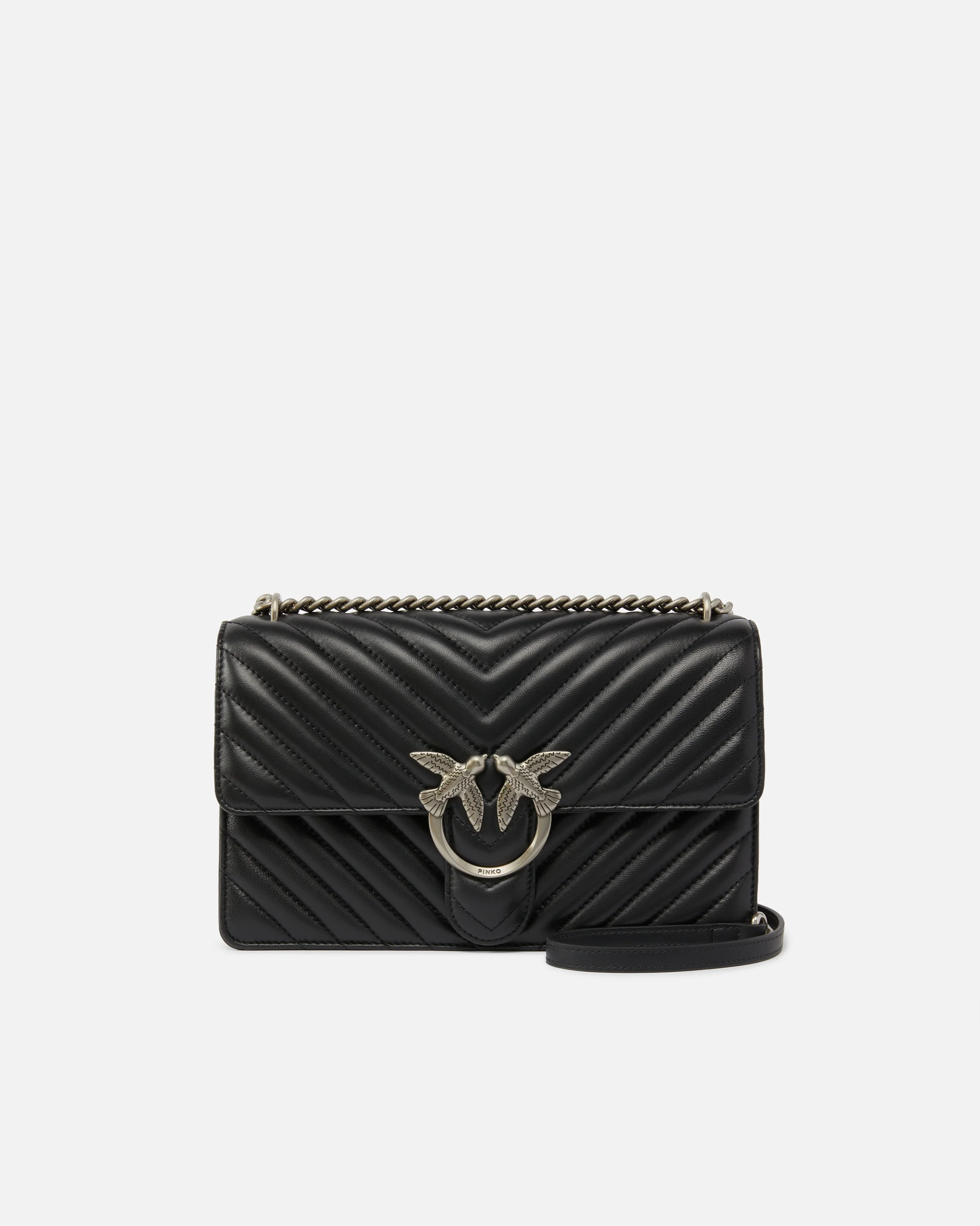 Borsa media a tracolla Love Bag One Chevron