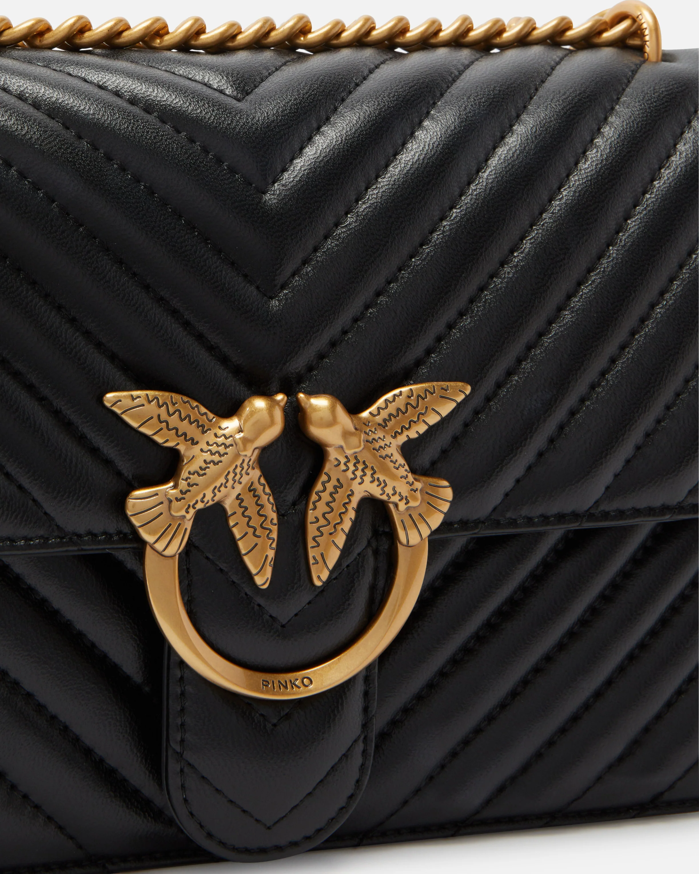 Borsa media a tracolla Love Bag One Chevron - Image 3