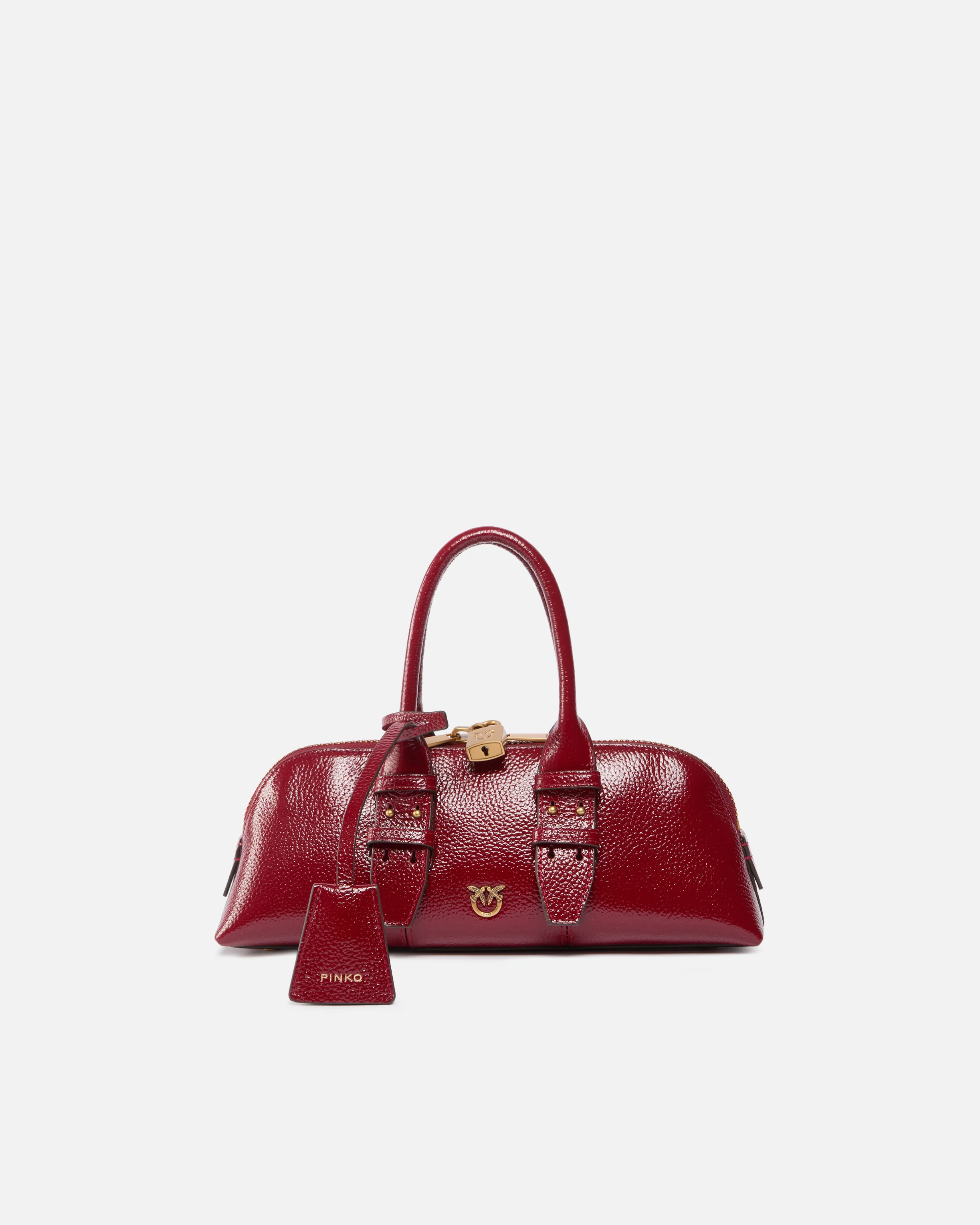 Borsa piccola a mano Escape Bag Horizontal in pelle bottalata