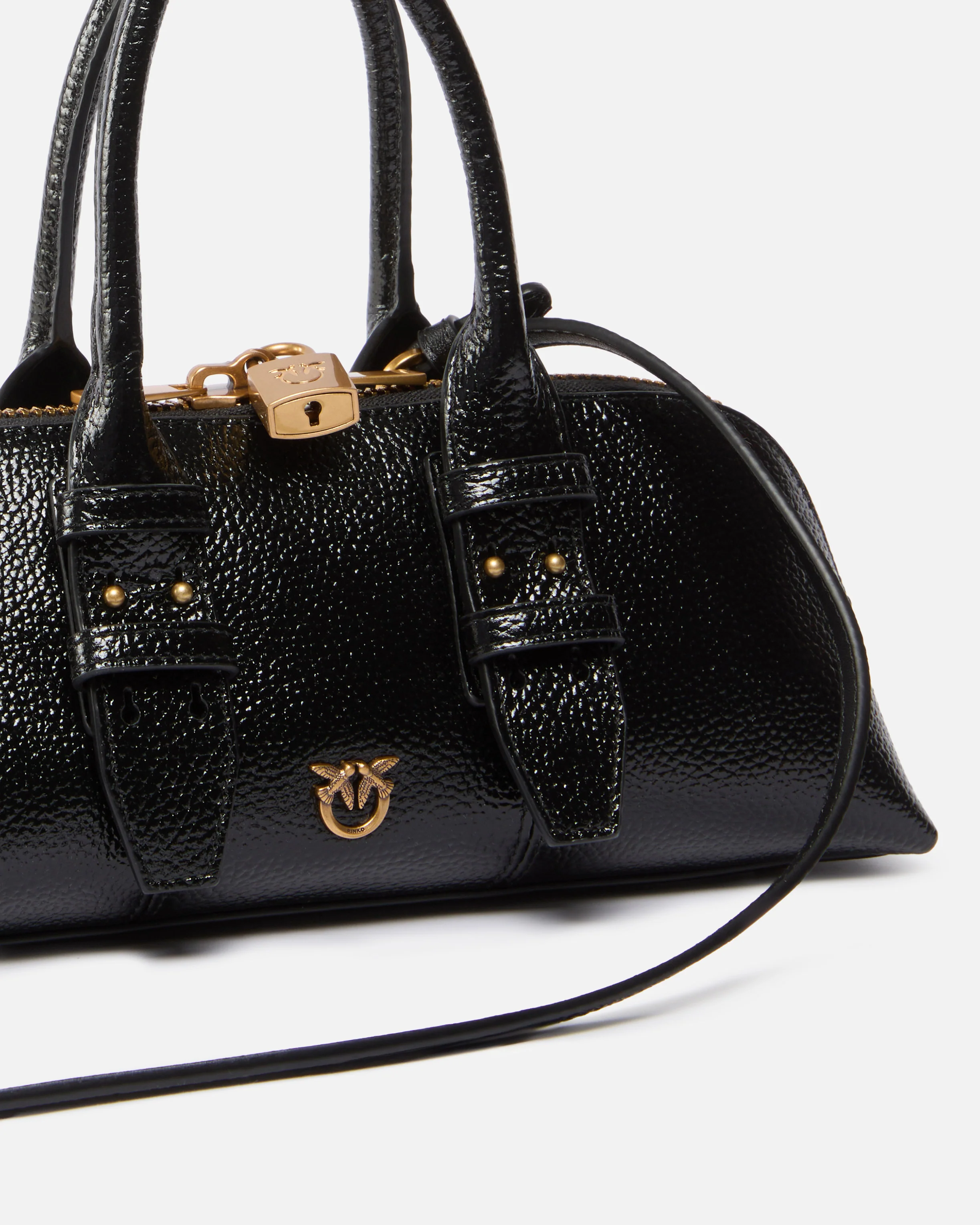 Borsa piccola a mano Escape Bag Horizontal in pelle bottalata - Image 3