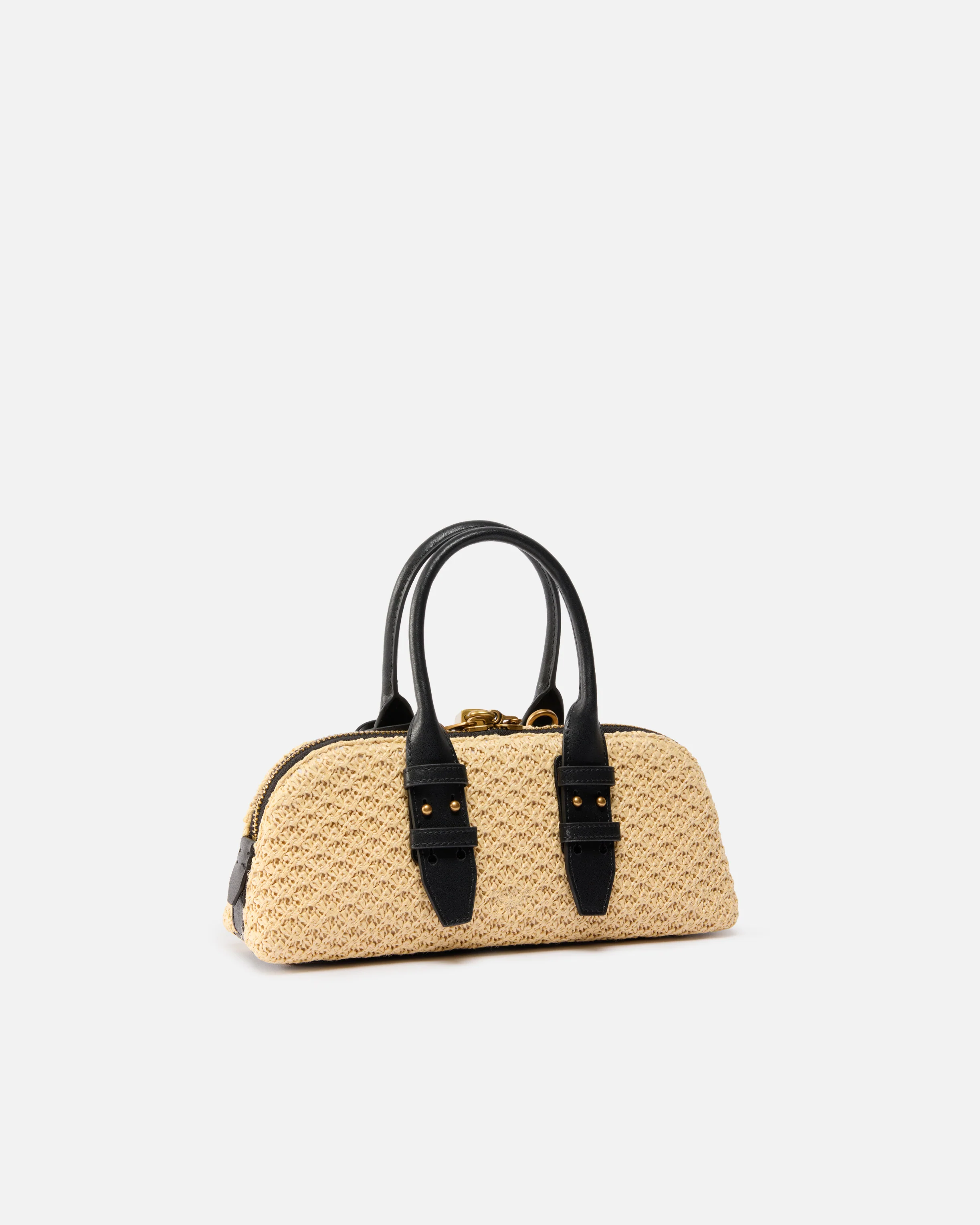 Borsa piccola a mano Escape Bag Horizontal in rafia - Image 2