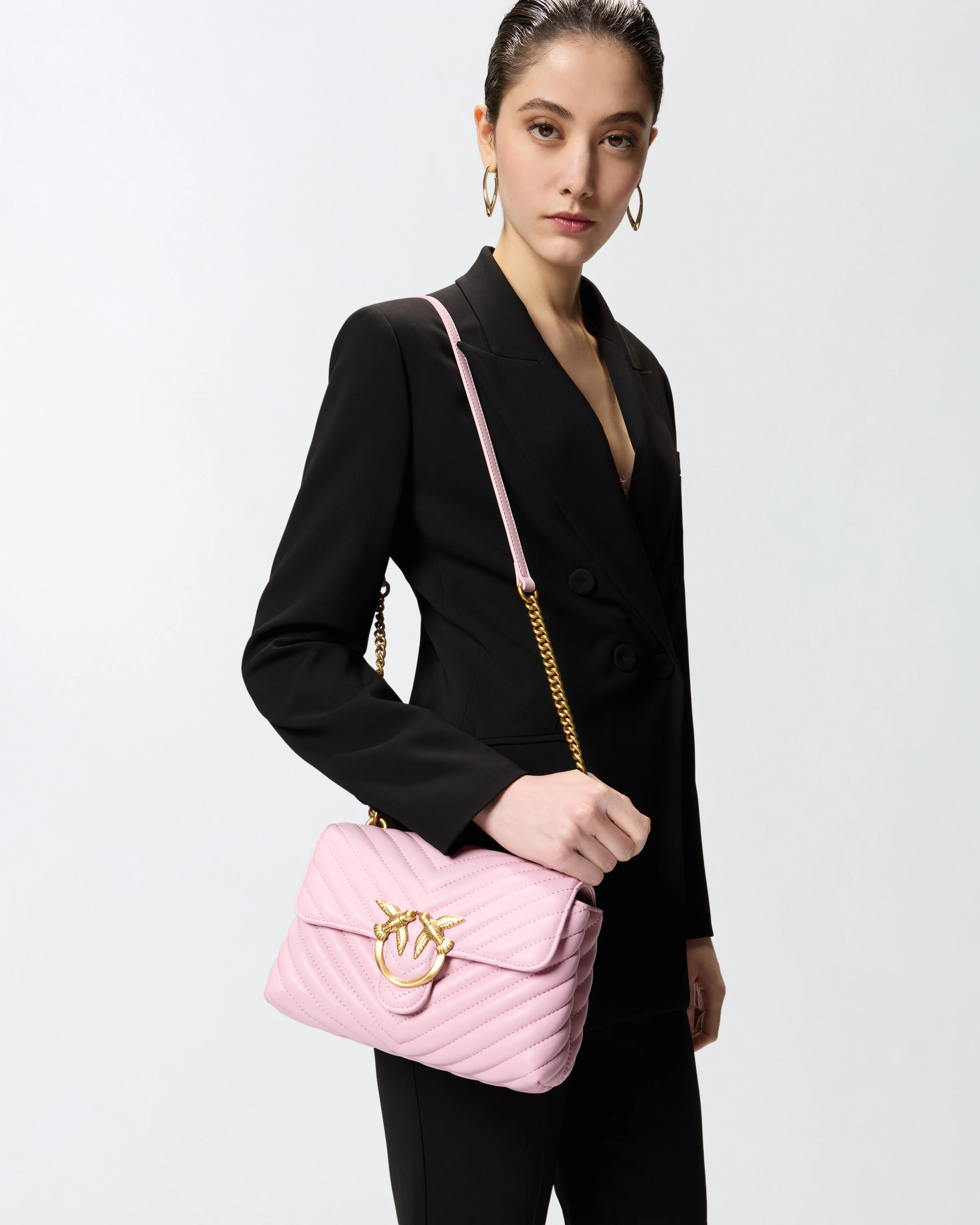 Borsa piccola a mano Lady Love Bag Puff Chevron - Image 5