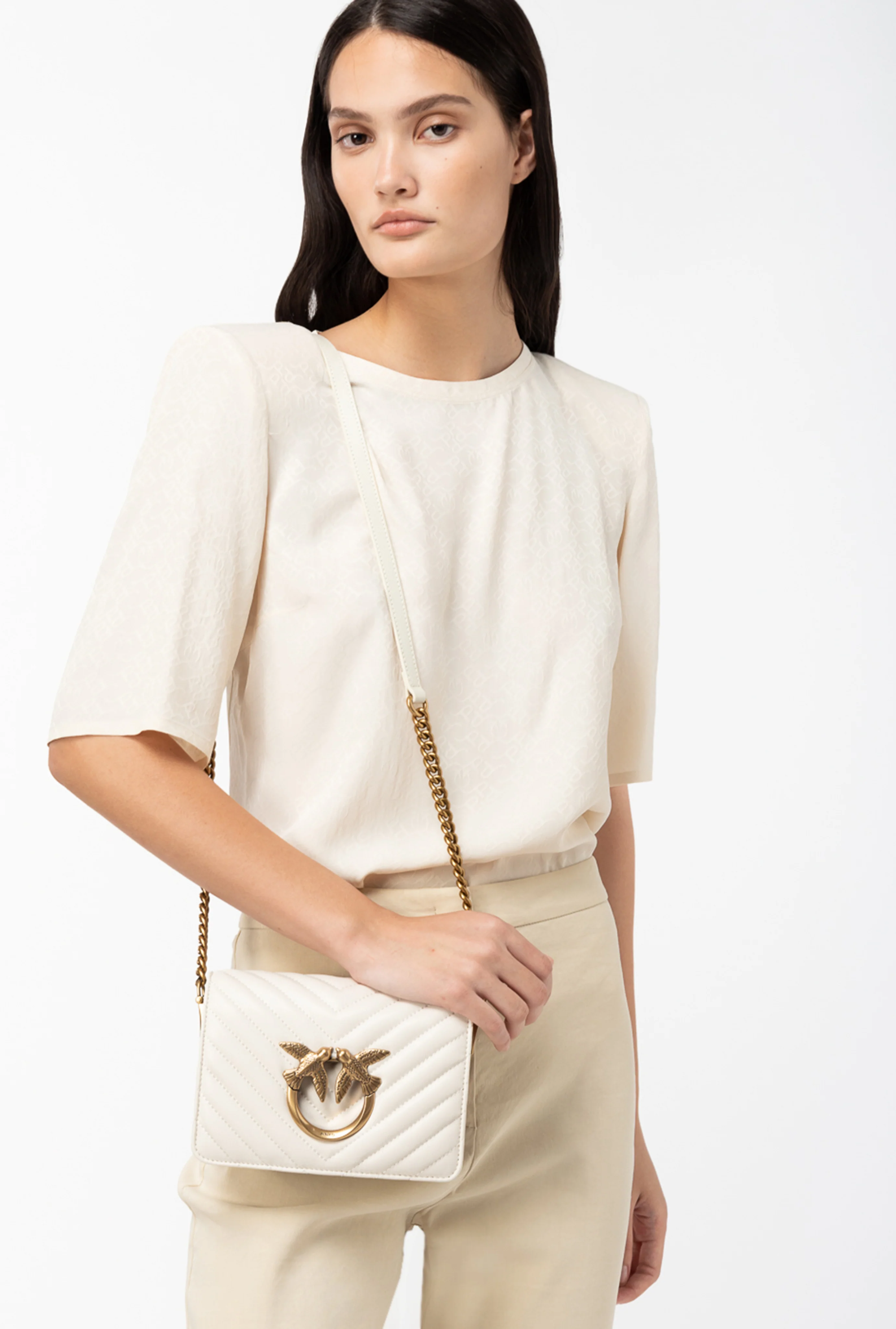 Borsa piccola a spalla Love Bag Click Chevron - Image 5