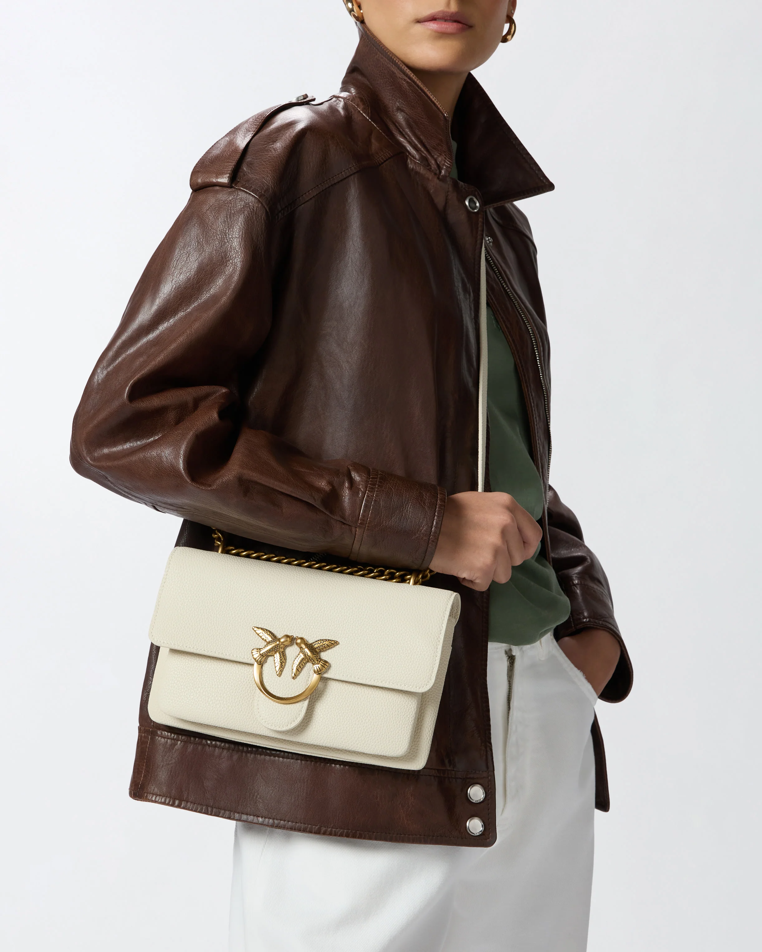 Borsa piccola a tracolla Love Bag in pelle morbida - Image 5