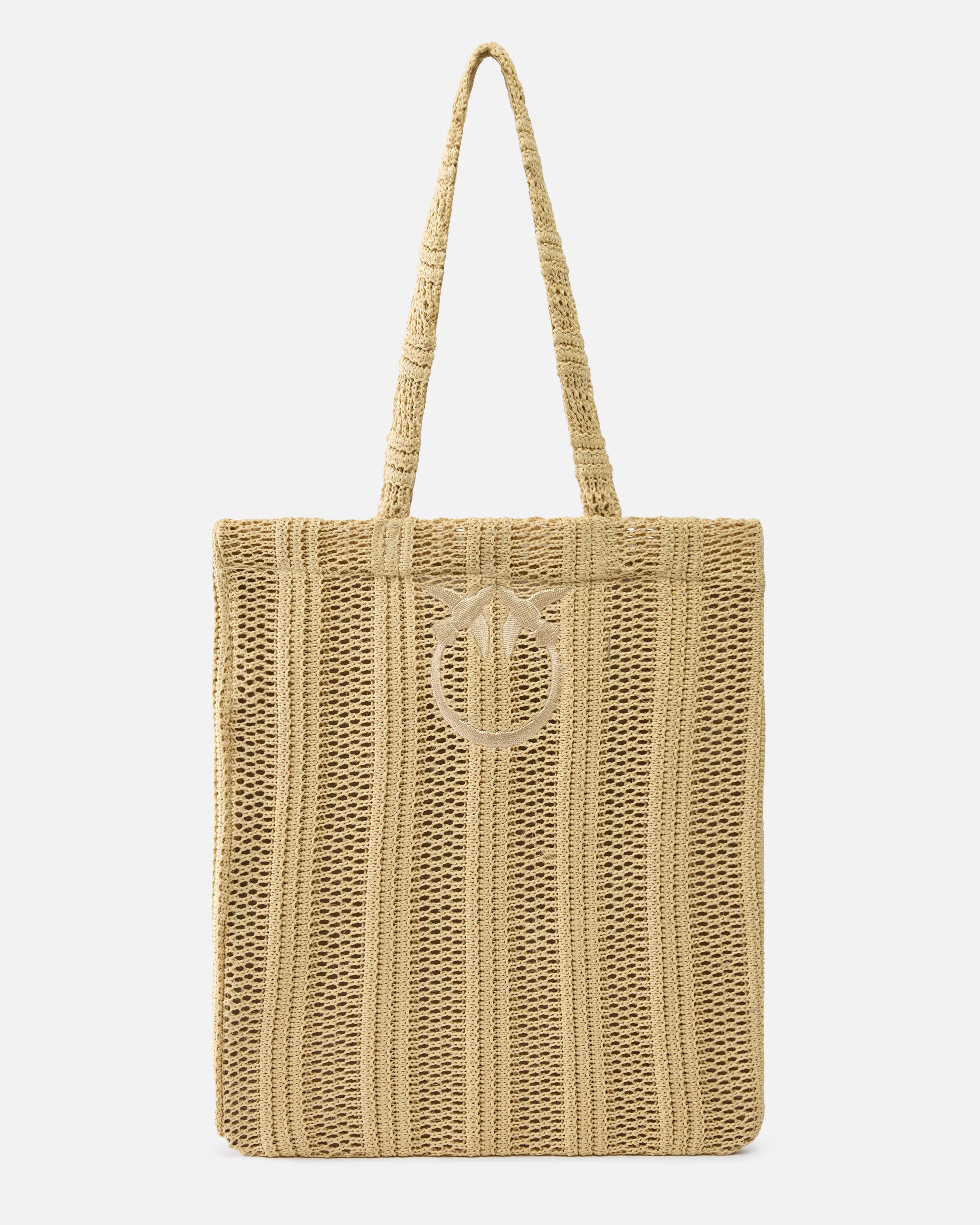 Borsa shopper media Easy Tote Bag in rafia