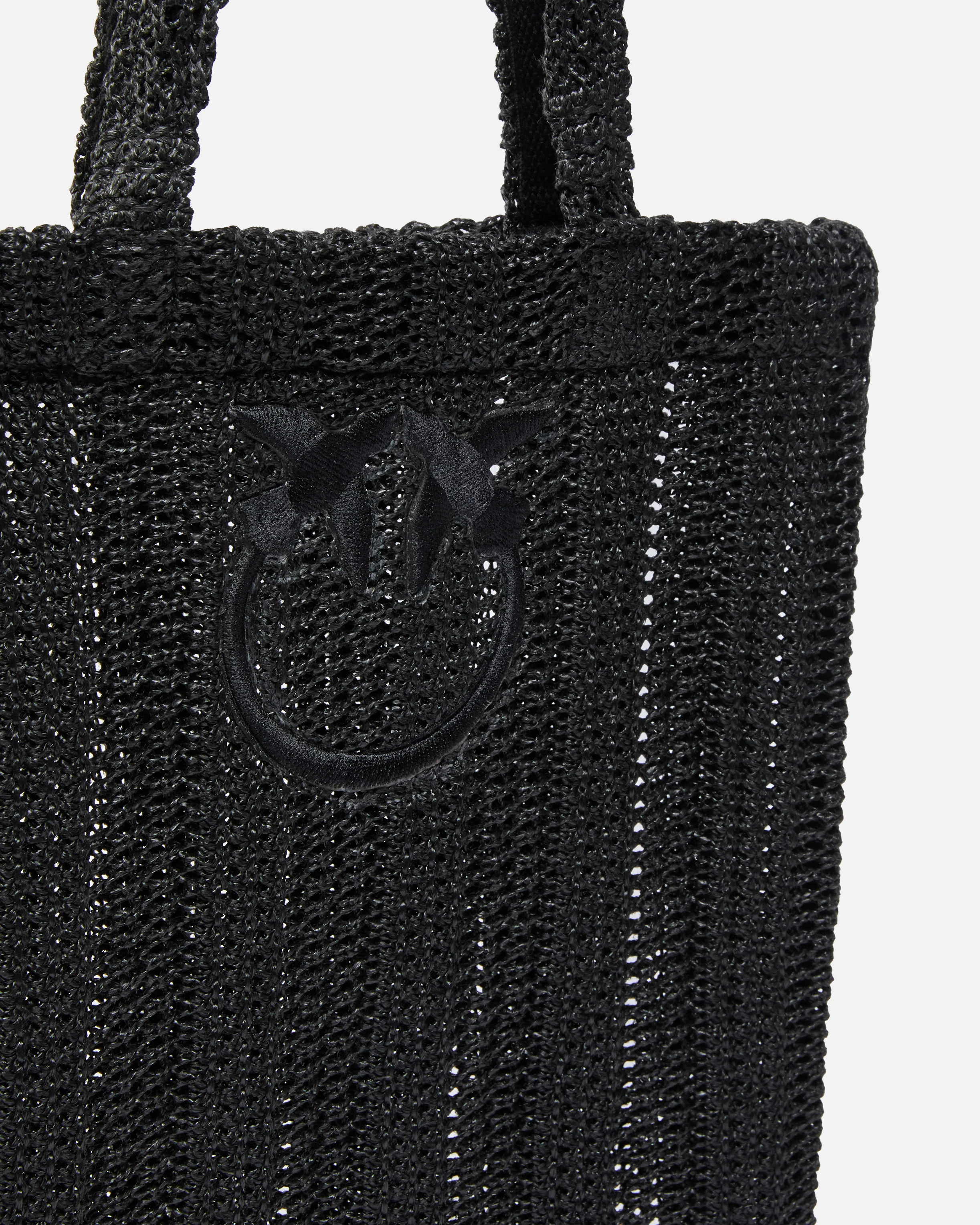 Borsa shopper media Easy Tote Bag in rafia - Image 3
