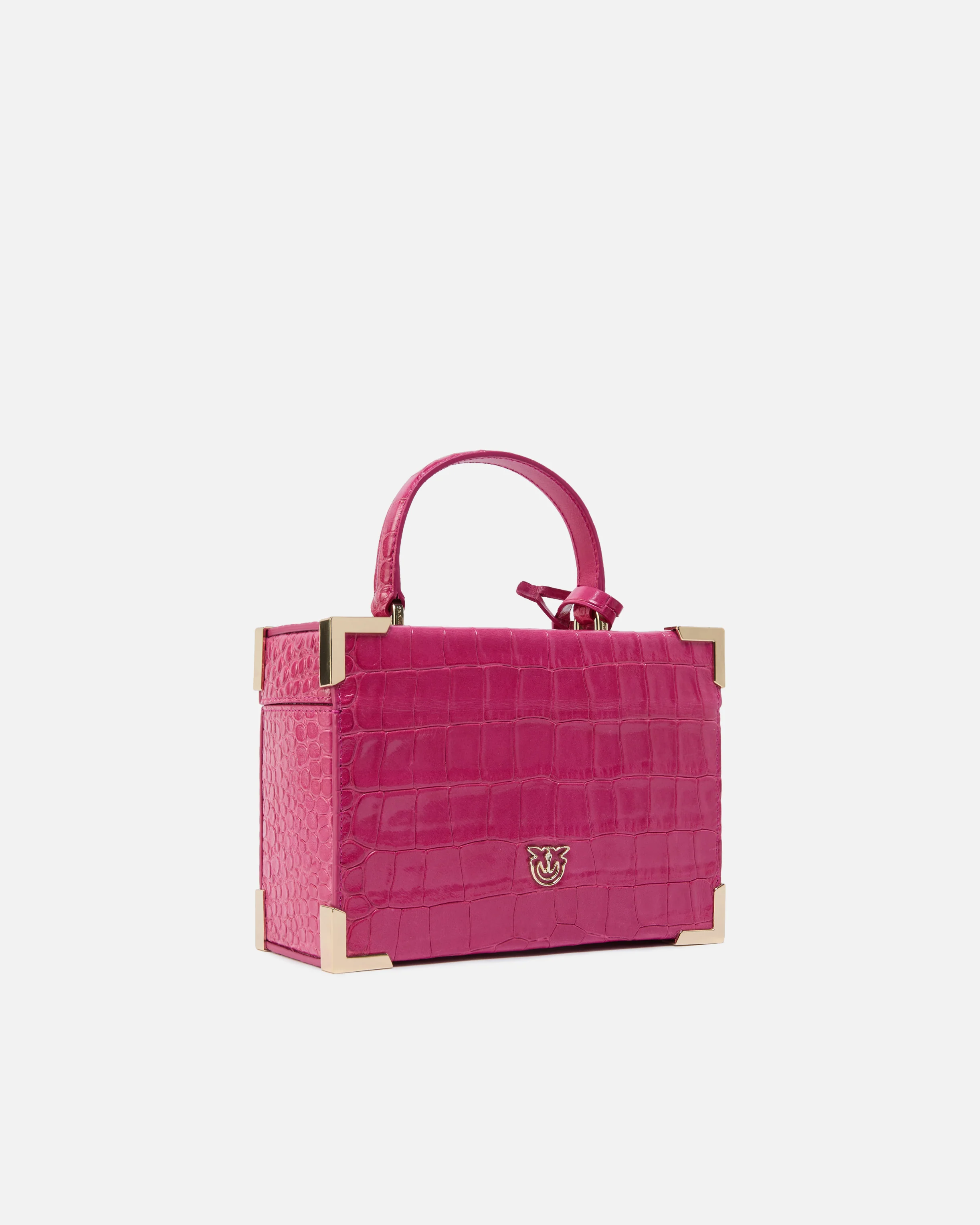 Borsa vanity a tracolla piccola in pelle stampa coccodrillo PINKO Galleria - Image 2