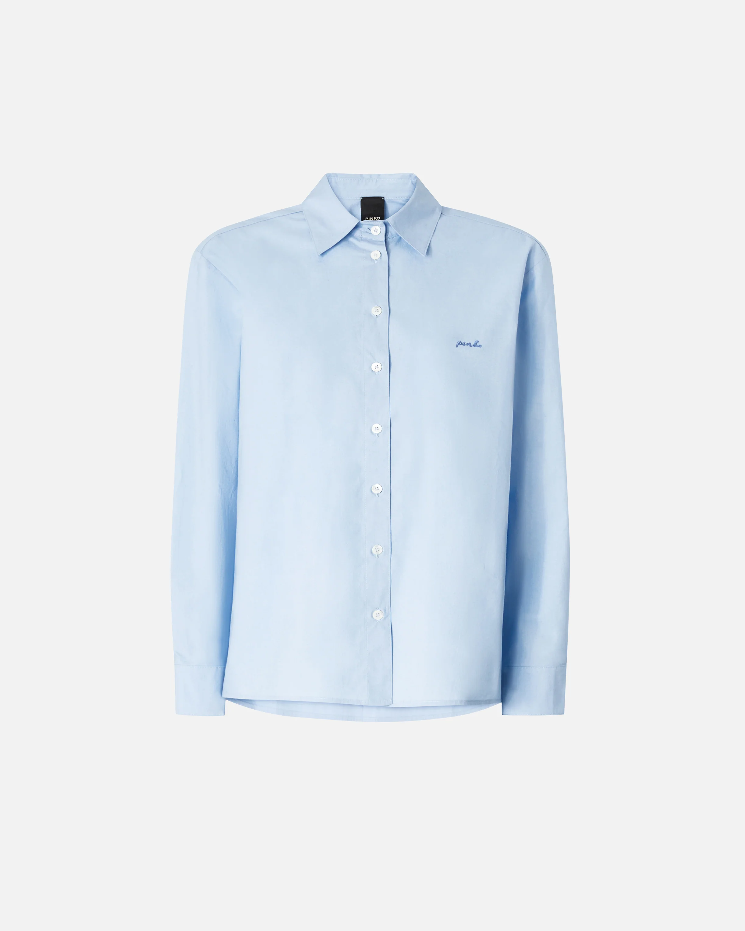 Camicia boxy in popeline - Image 5