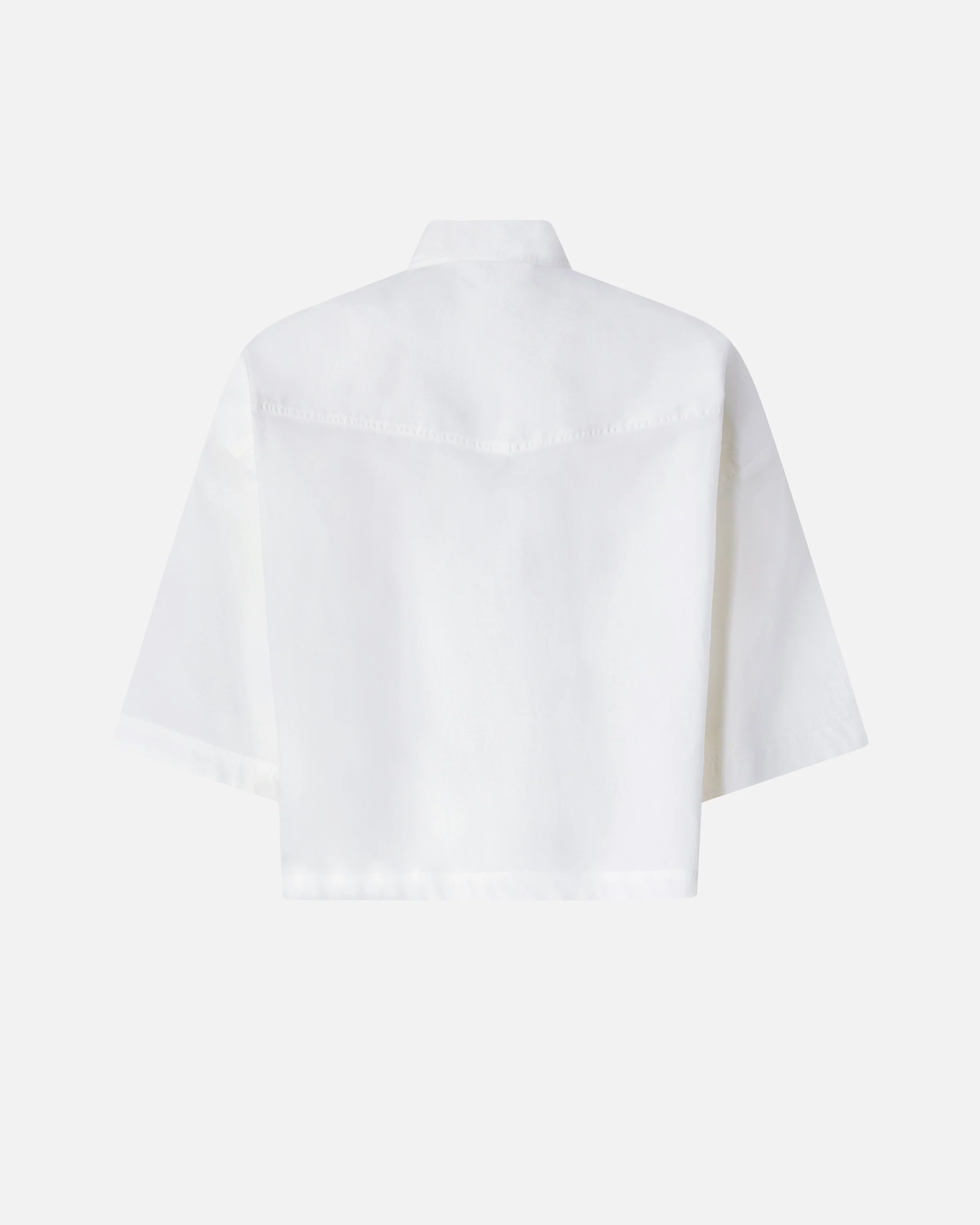 Camicia cropped con dettagli metallici - Image 6