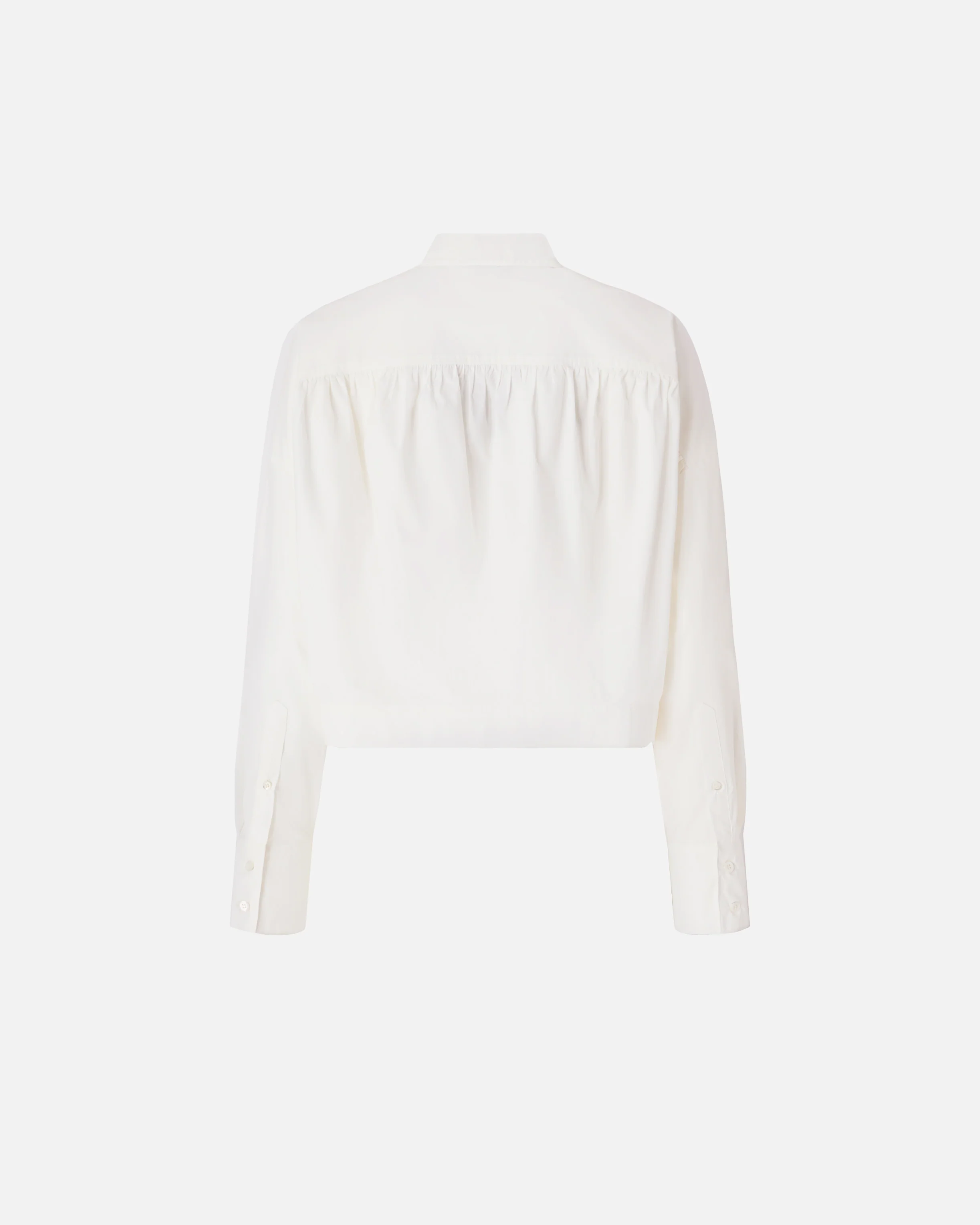 Camicia cropped con retro arricciato - Image 6