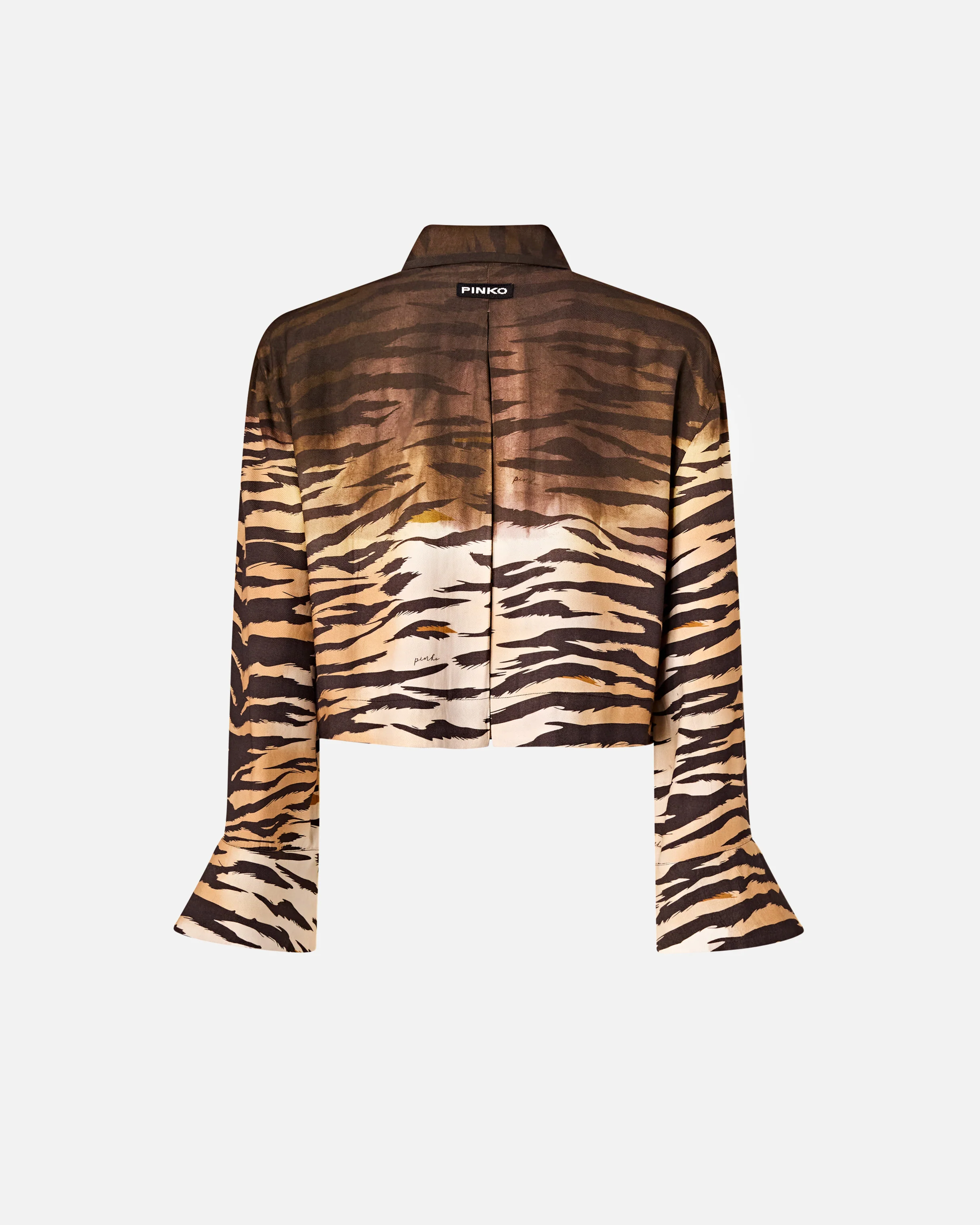 Camicia cropped con stampa animalier - Image 6