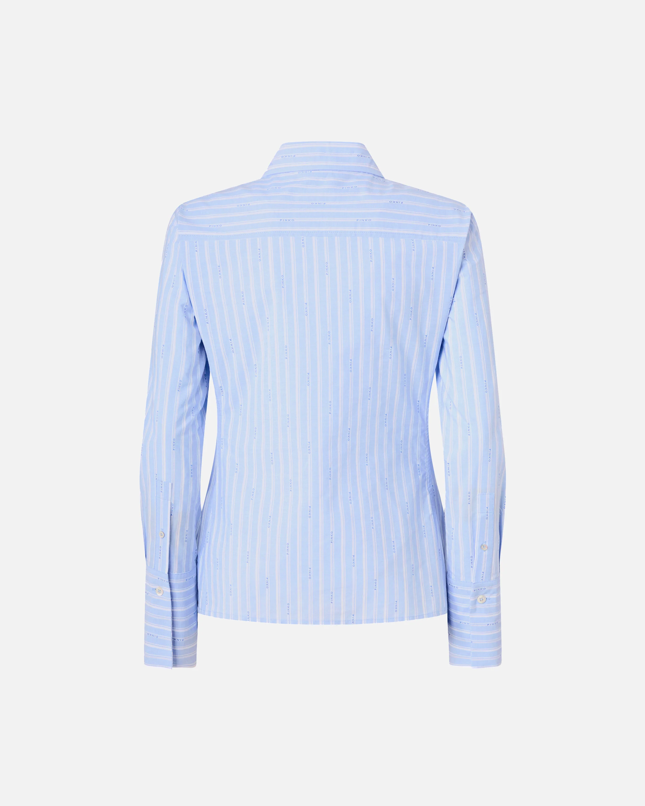 Camicia in cotone a righe con logo - Image 6