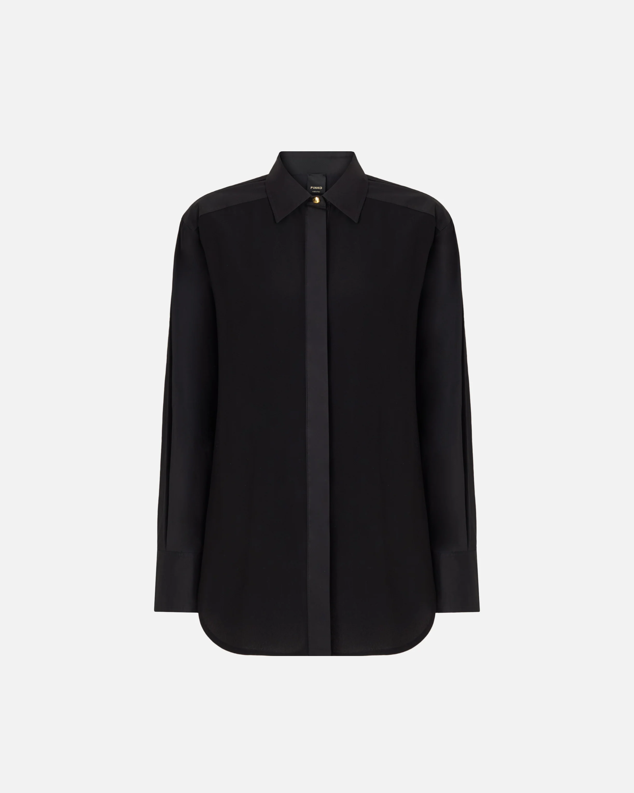 Camicia in popeline e crêpe - Image 5