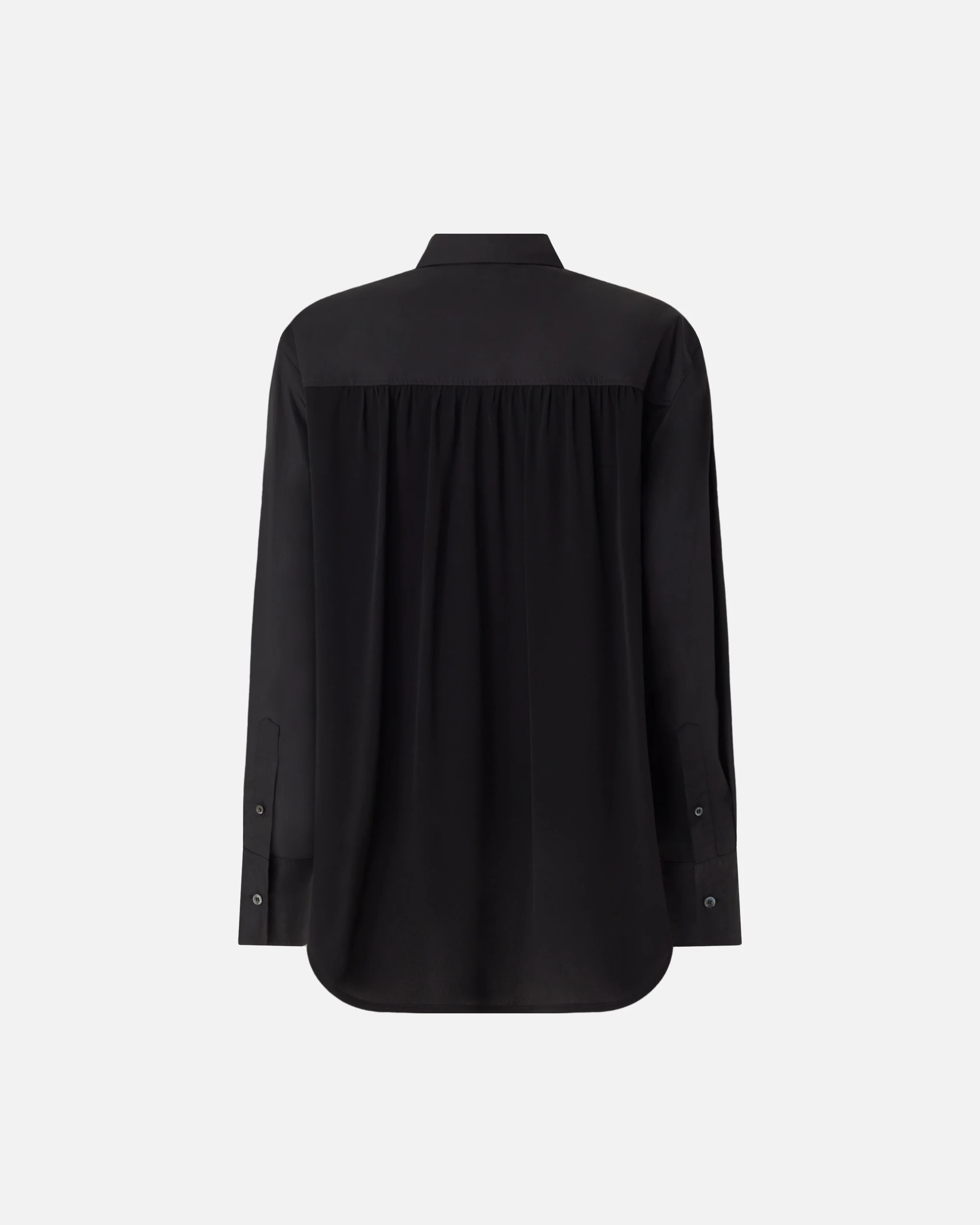 Camicia in popeline e crêpe - Image 6