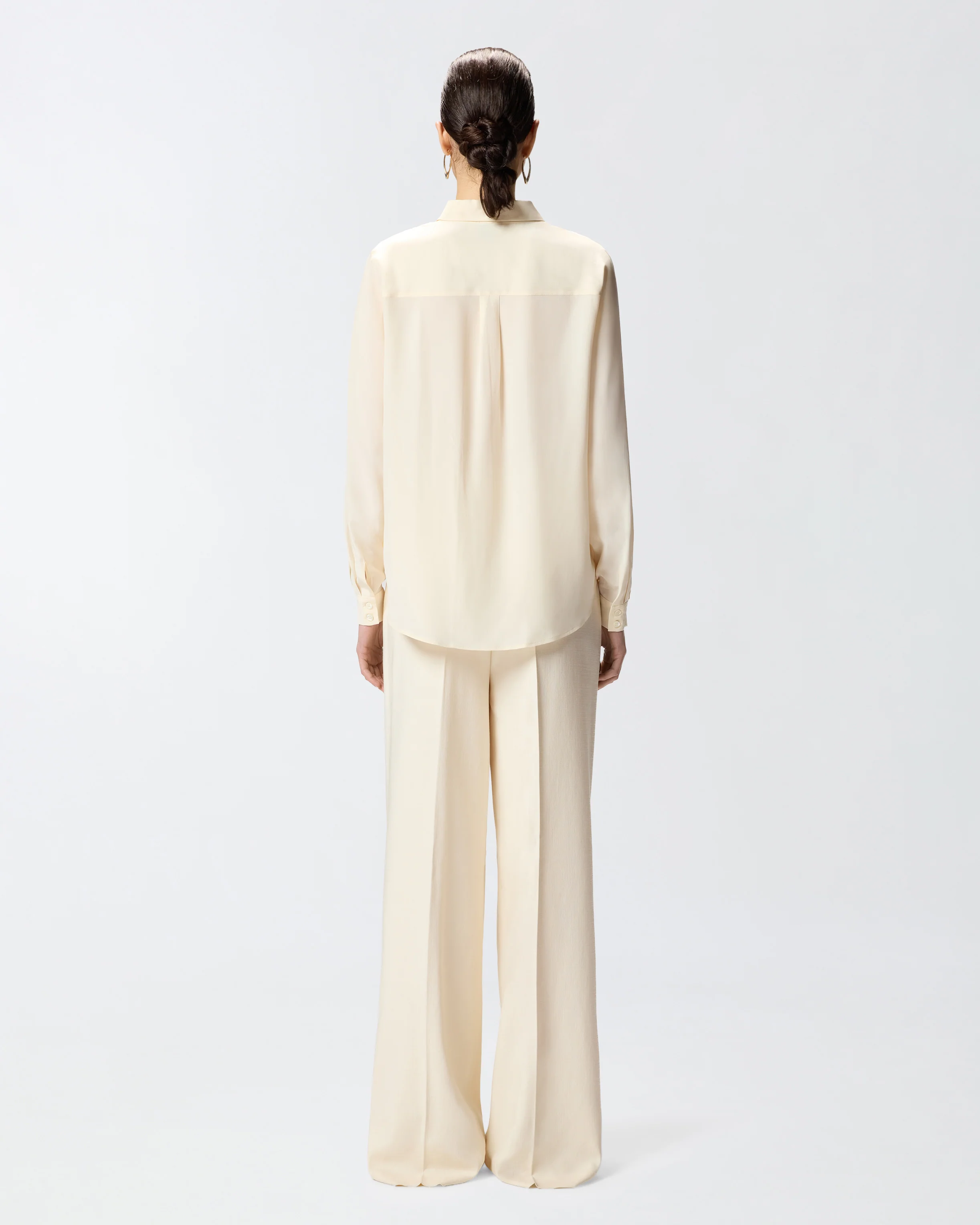 Camicia in seta sand wash - Image 3