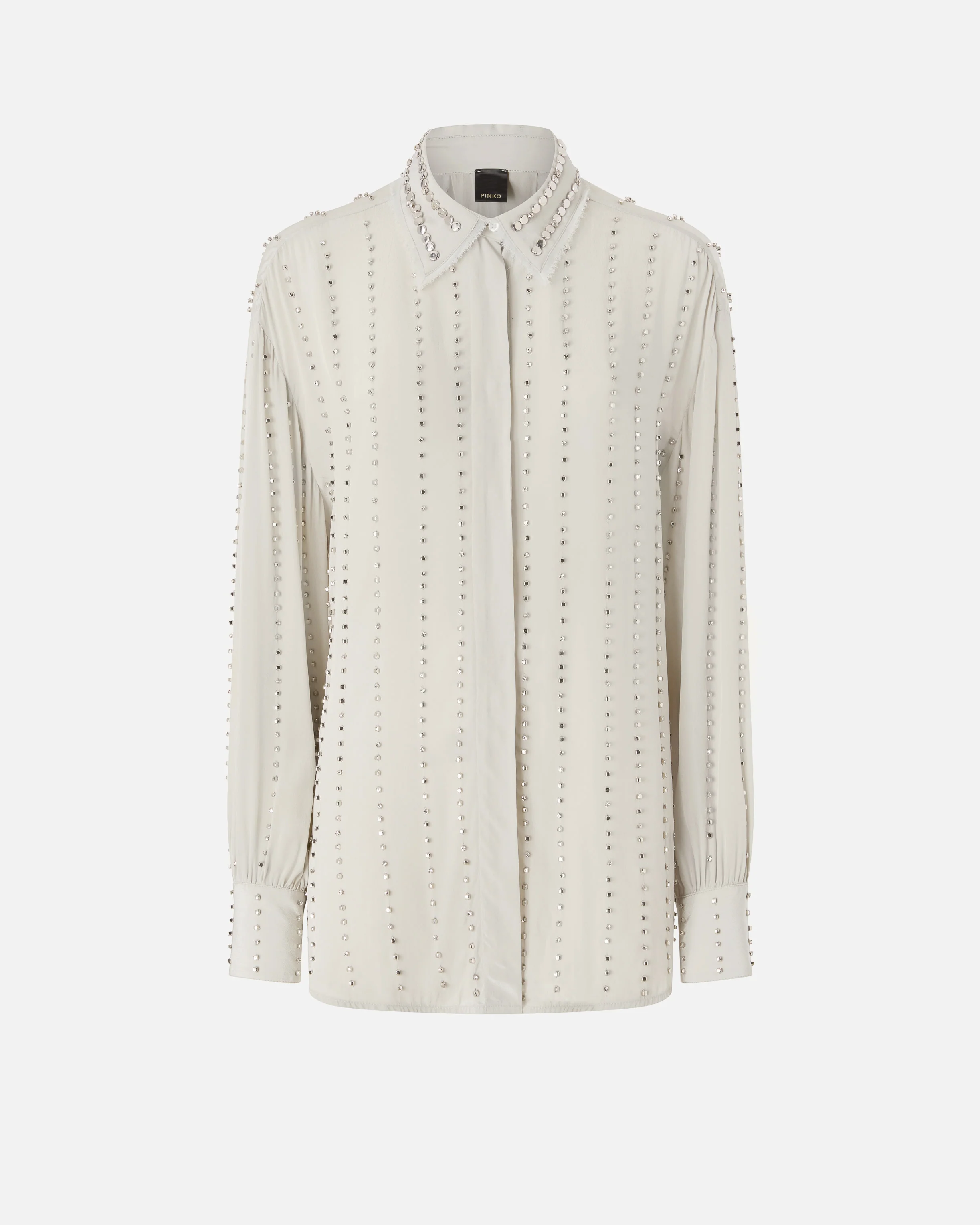 Camicia leggera con righe gioiello - Image 5
