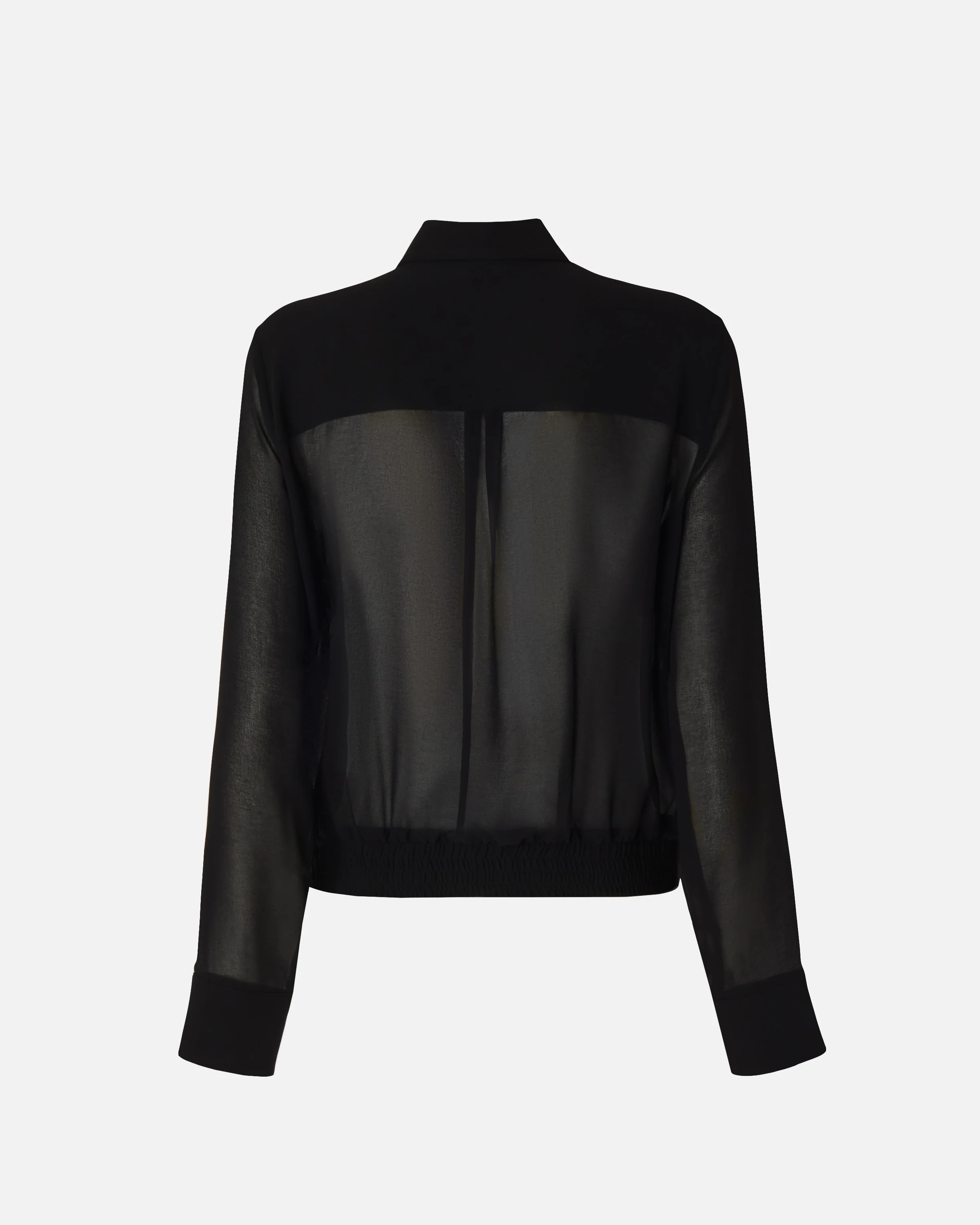 Camicia semitrasparente con dettagli metallici - Image 6