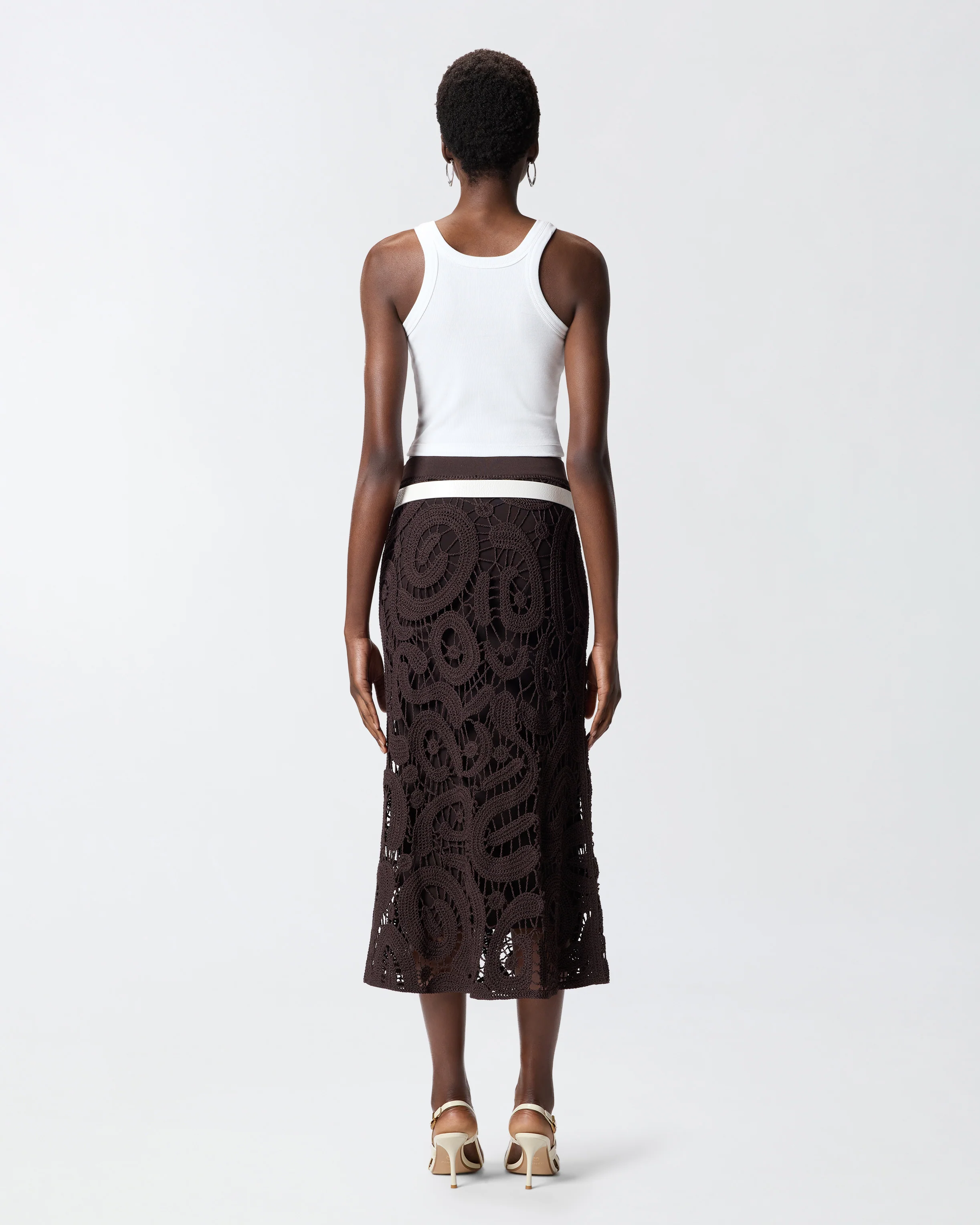 Canotta cropped con logo PINKO - Image 3