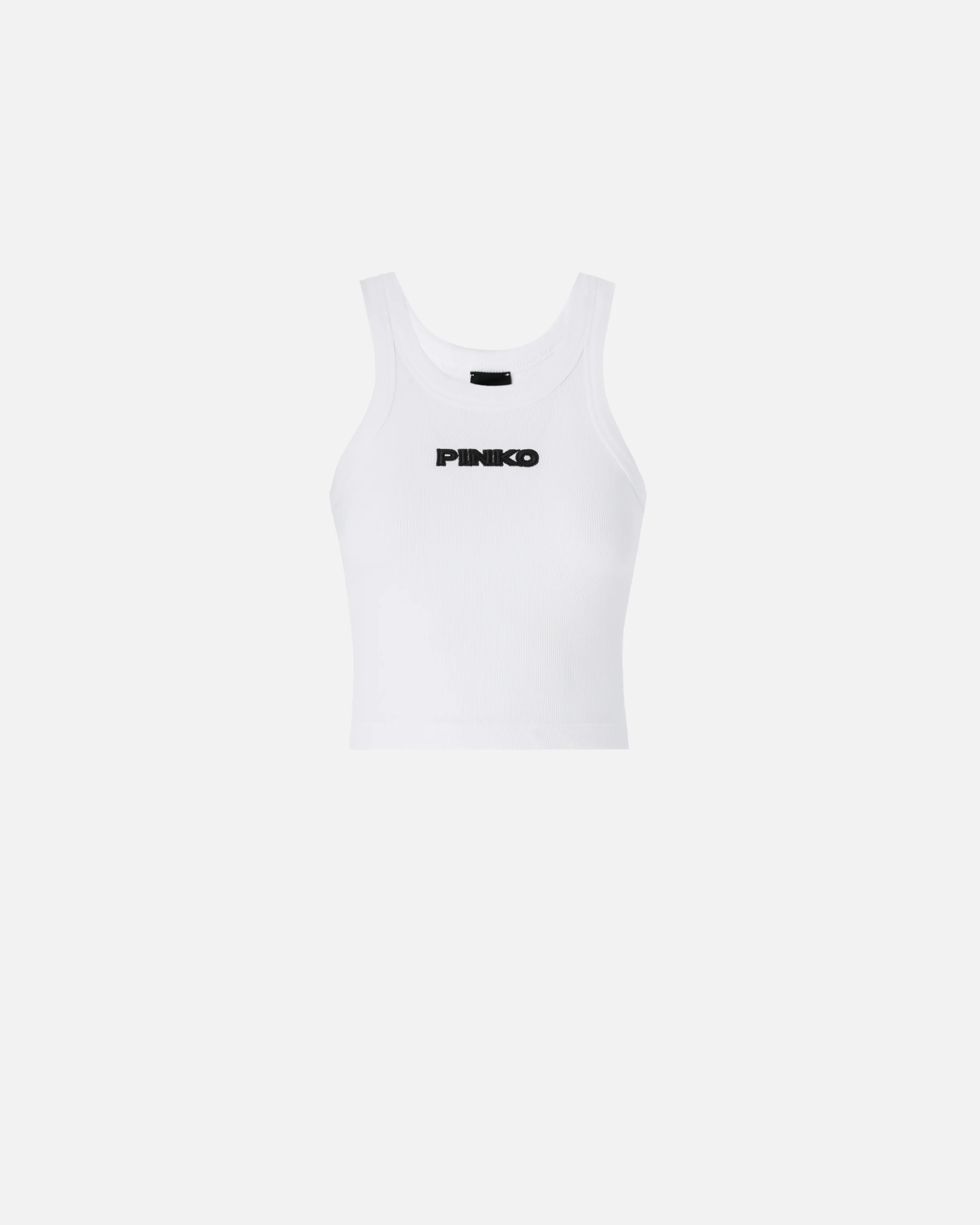 Canotta cropped con logo PINKO - Image 5