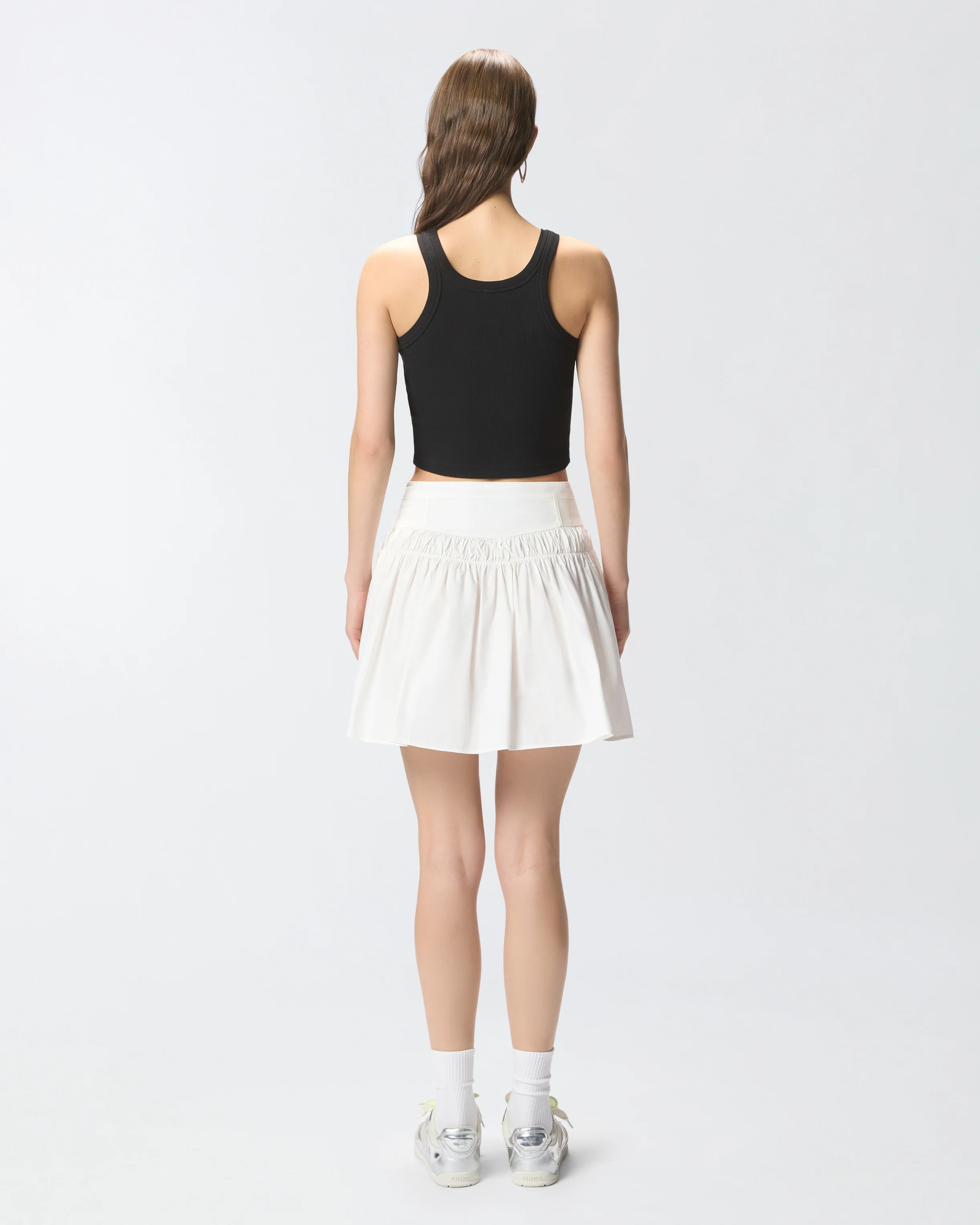 Canotta cropped con logo PINKO - Image 3