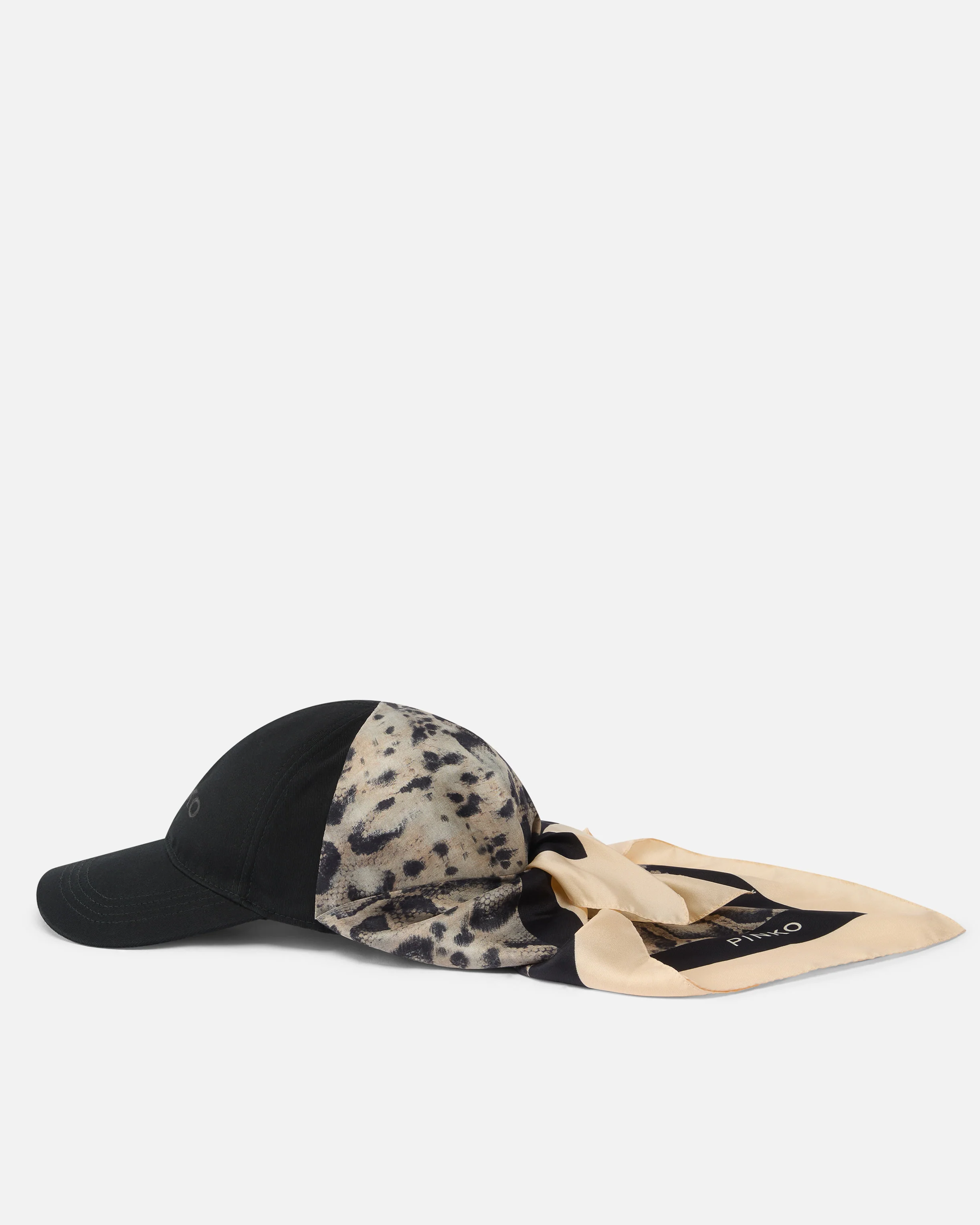 Cappello baseball con foulard animalier - Image 2