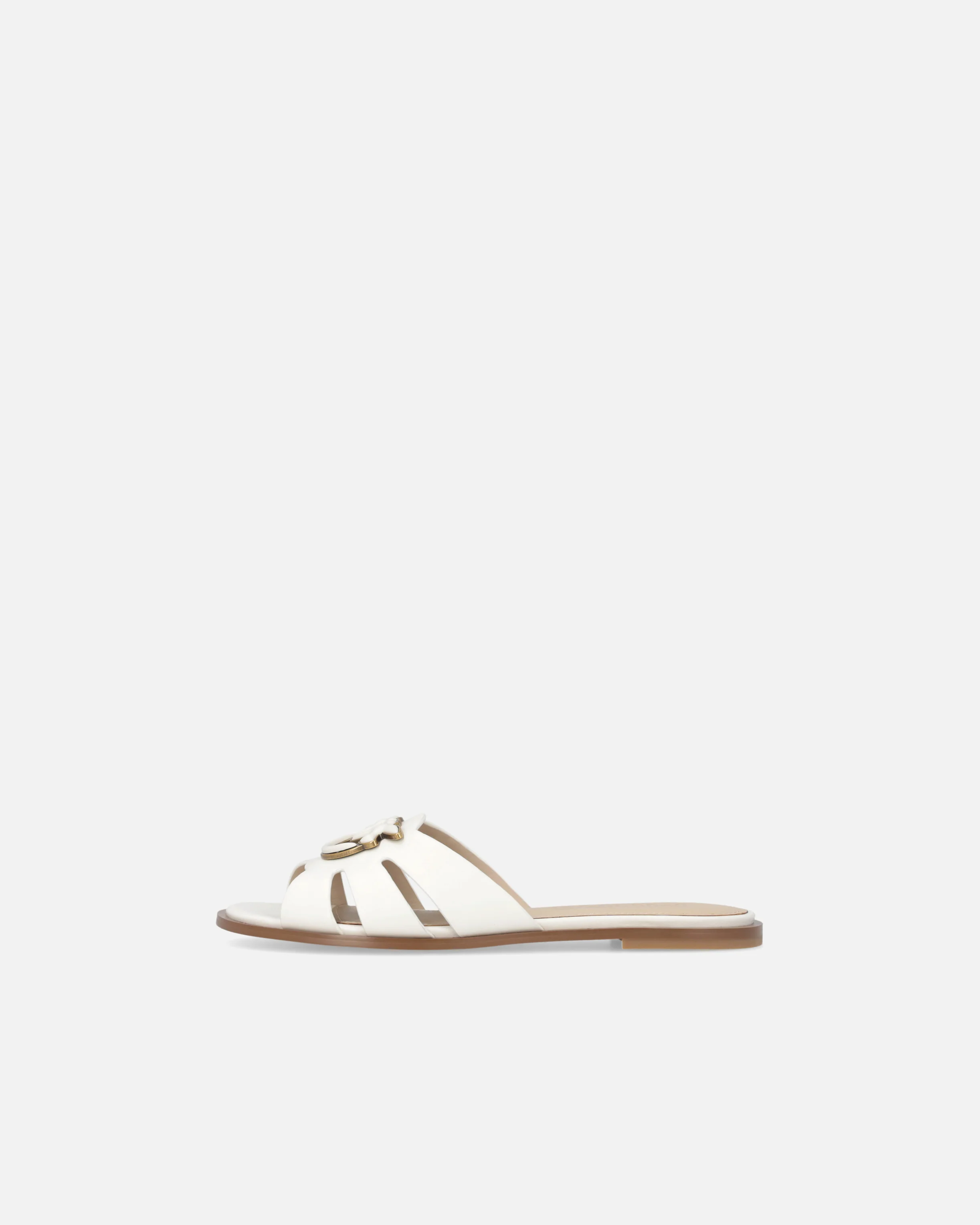 Ciabattine in pelle con logo Love Birds - Image 5