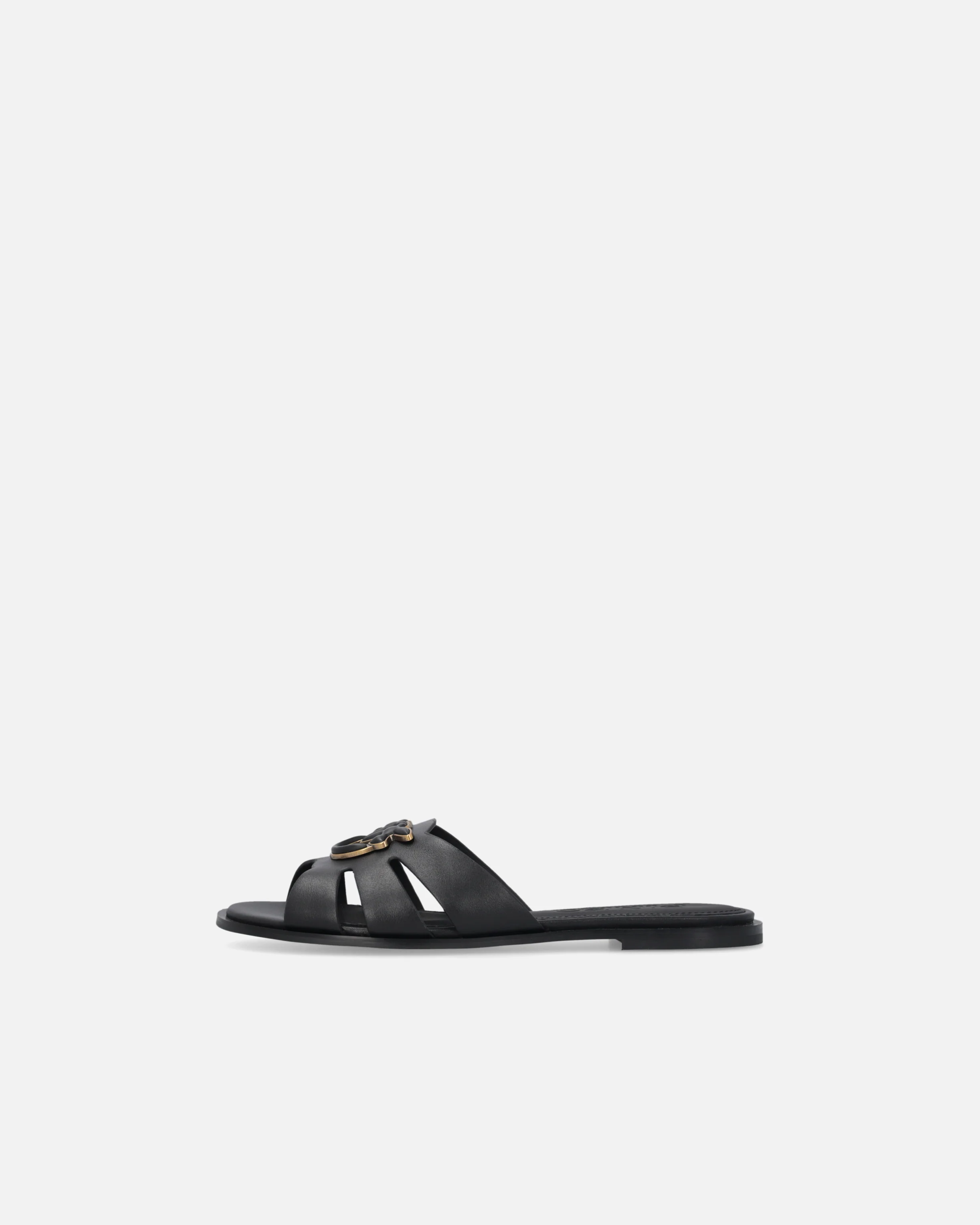 Ciabattine in pelle con logo Love Birds - Image 5