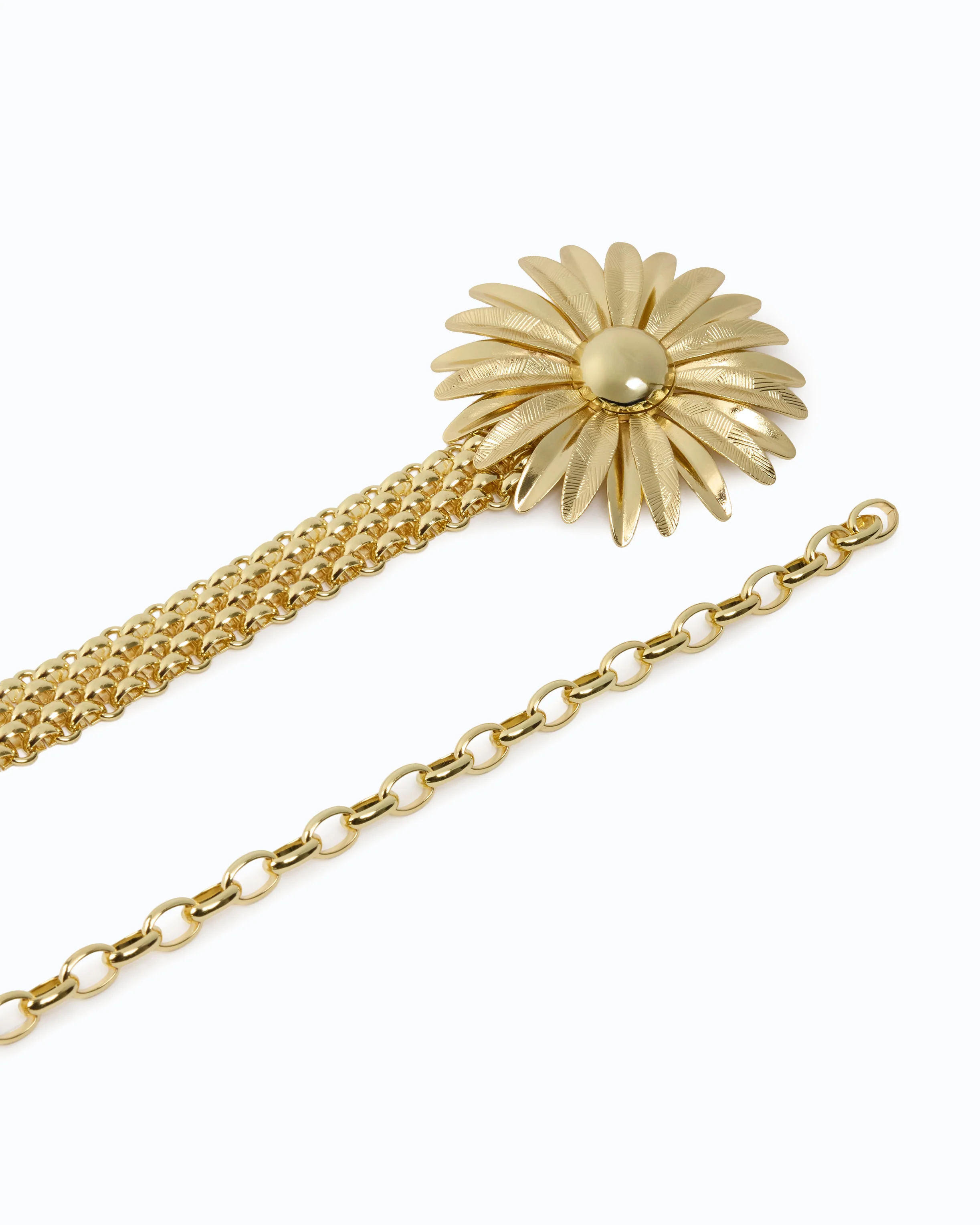 Cintura a catena con fiore 1,5 cm - Image 3