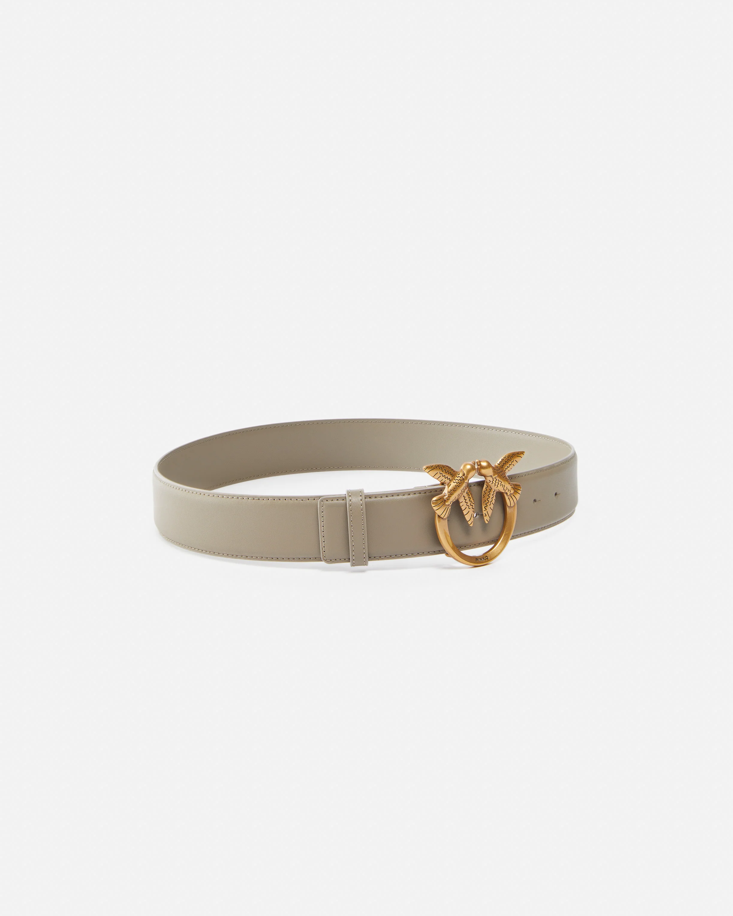 Cintura alta Love Birds in pelle 4cm - Image 2