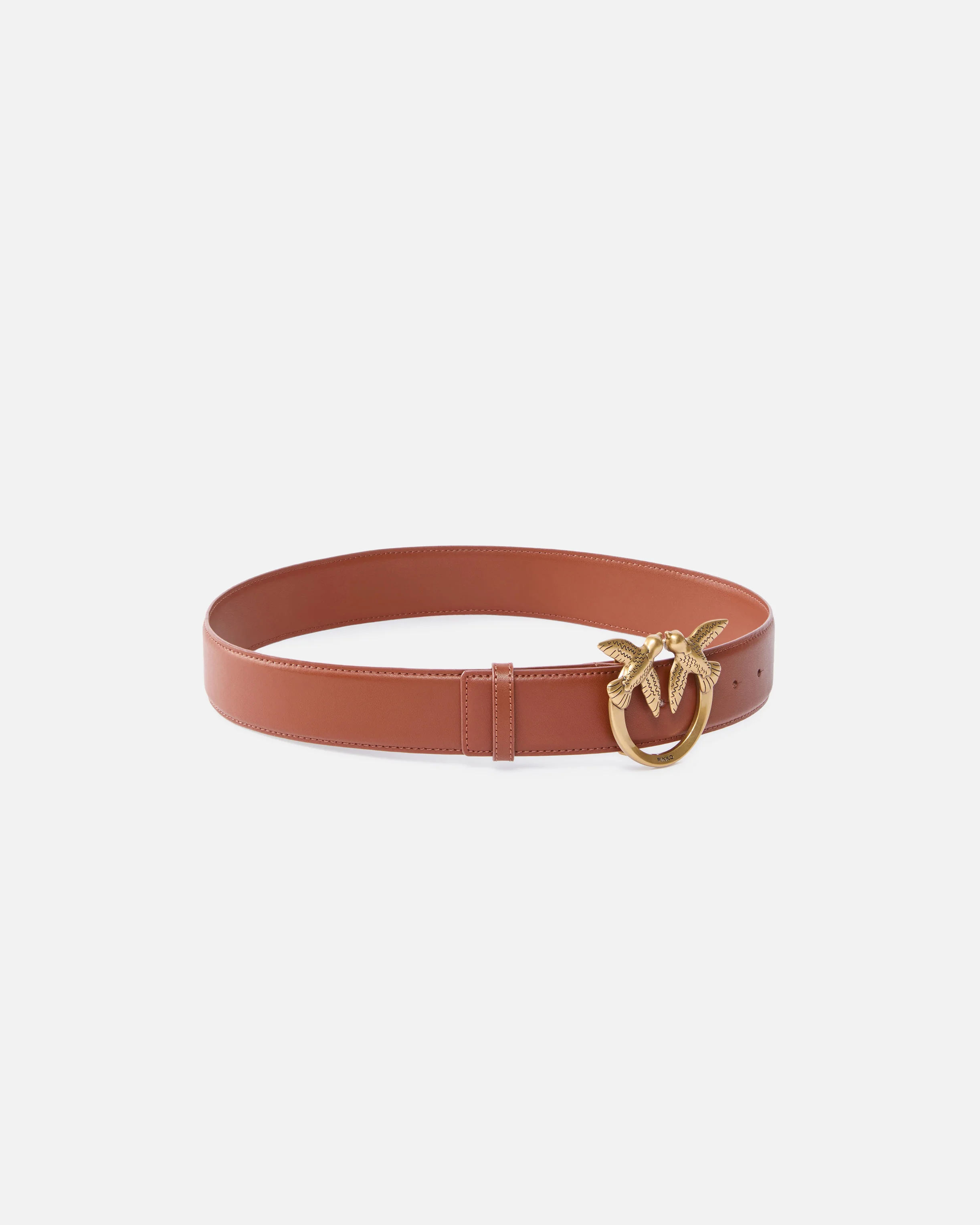 Cintura alta Love Birds in pelle 4cm - Image 2