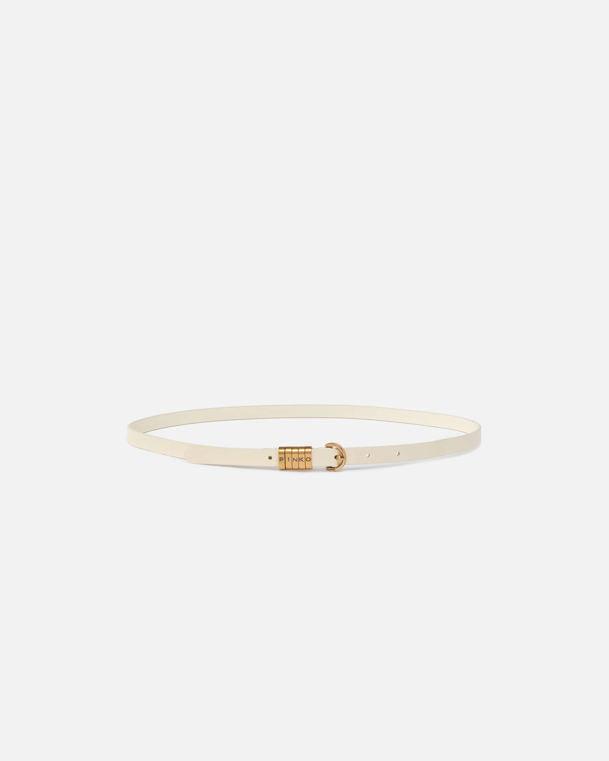 Cintura con logo lettering PINKO 1,2 cm