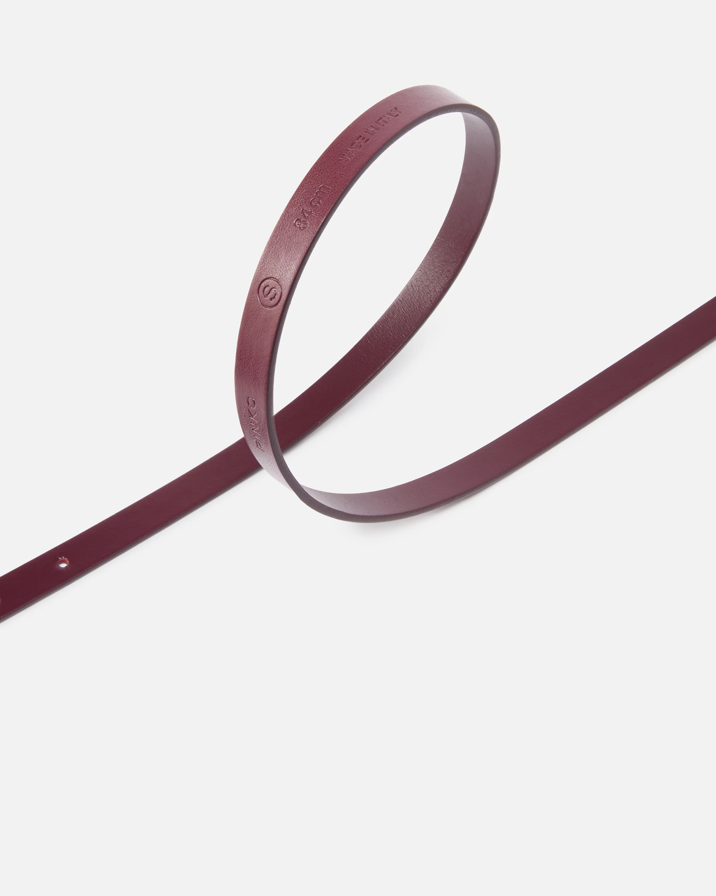 Cintura con logo lettering PINKO 1,2 cm - Image 4