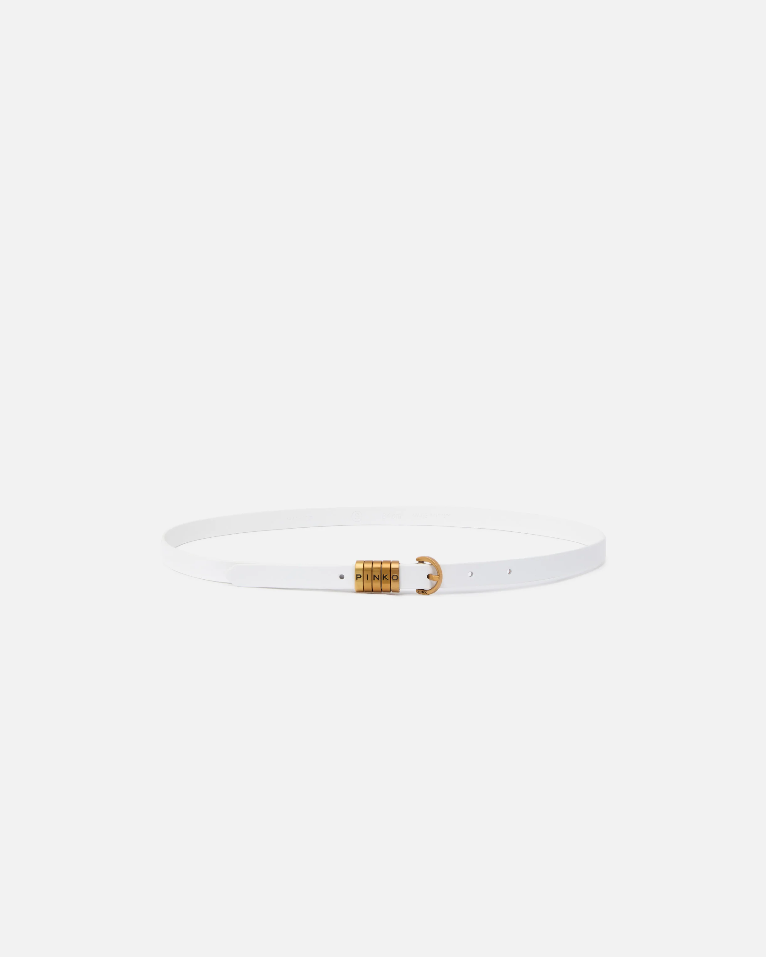 Cintura con logo lettering PINKO 1,2 cm