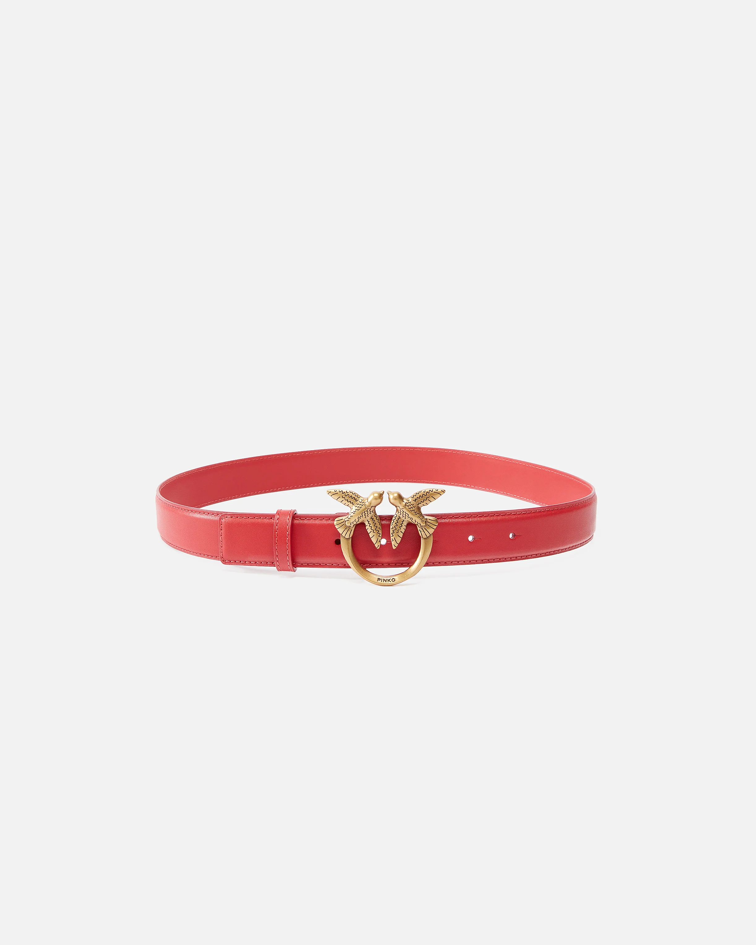 Cintura Love Birds in pelle 3cm