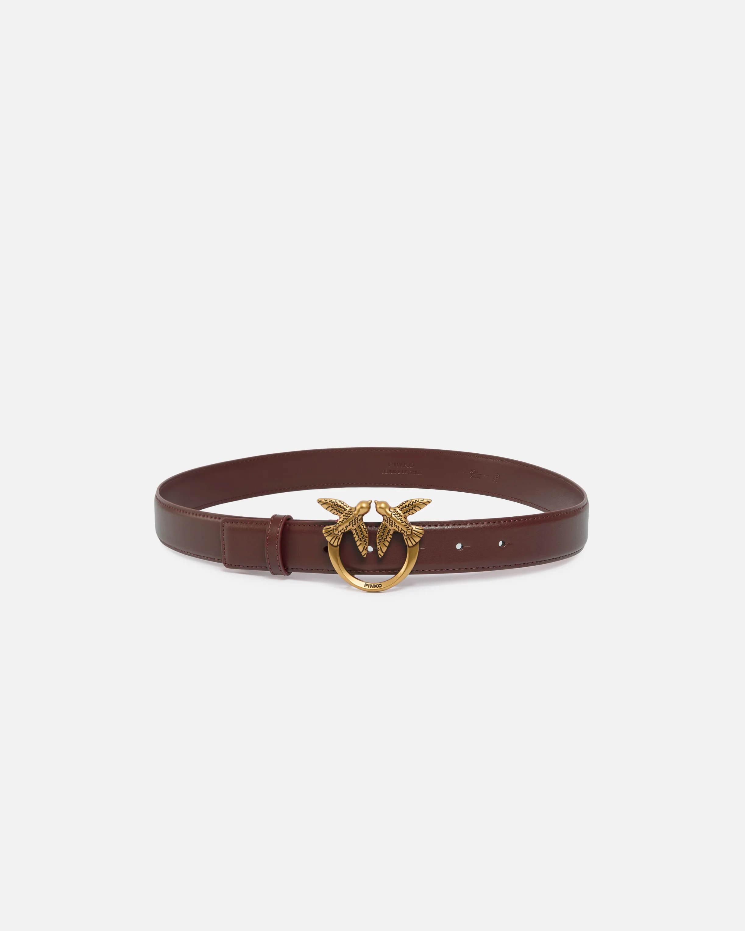 Cintura Love Birds in pelle 3cm