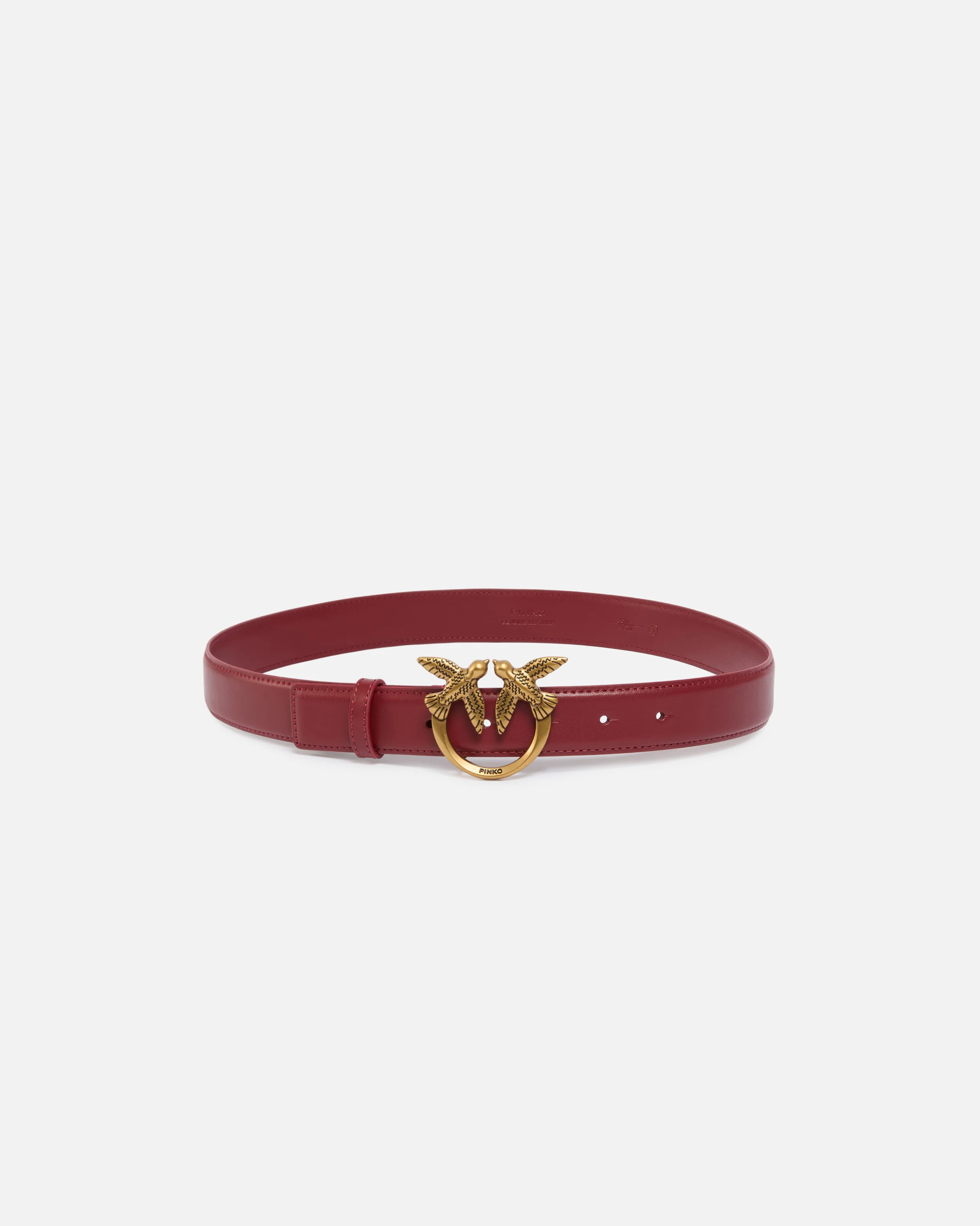 Cintura Love Birds in pelle 3cm