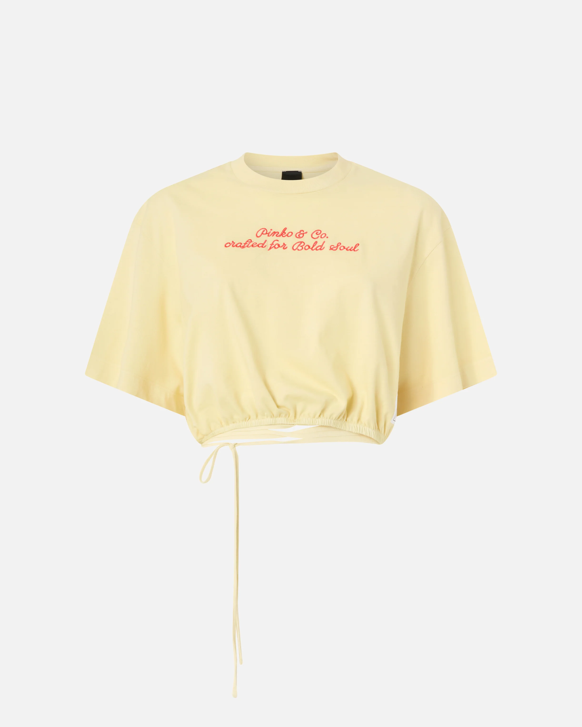 Crop top con logo lettering PINKO - Image 5