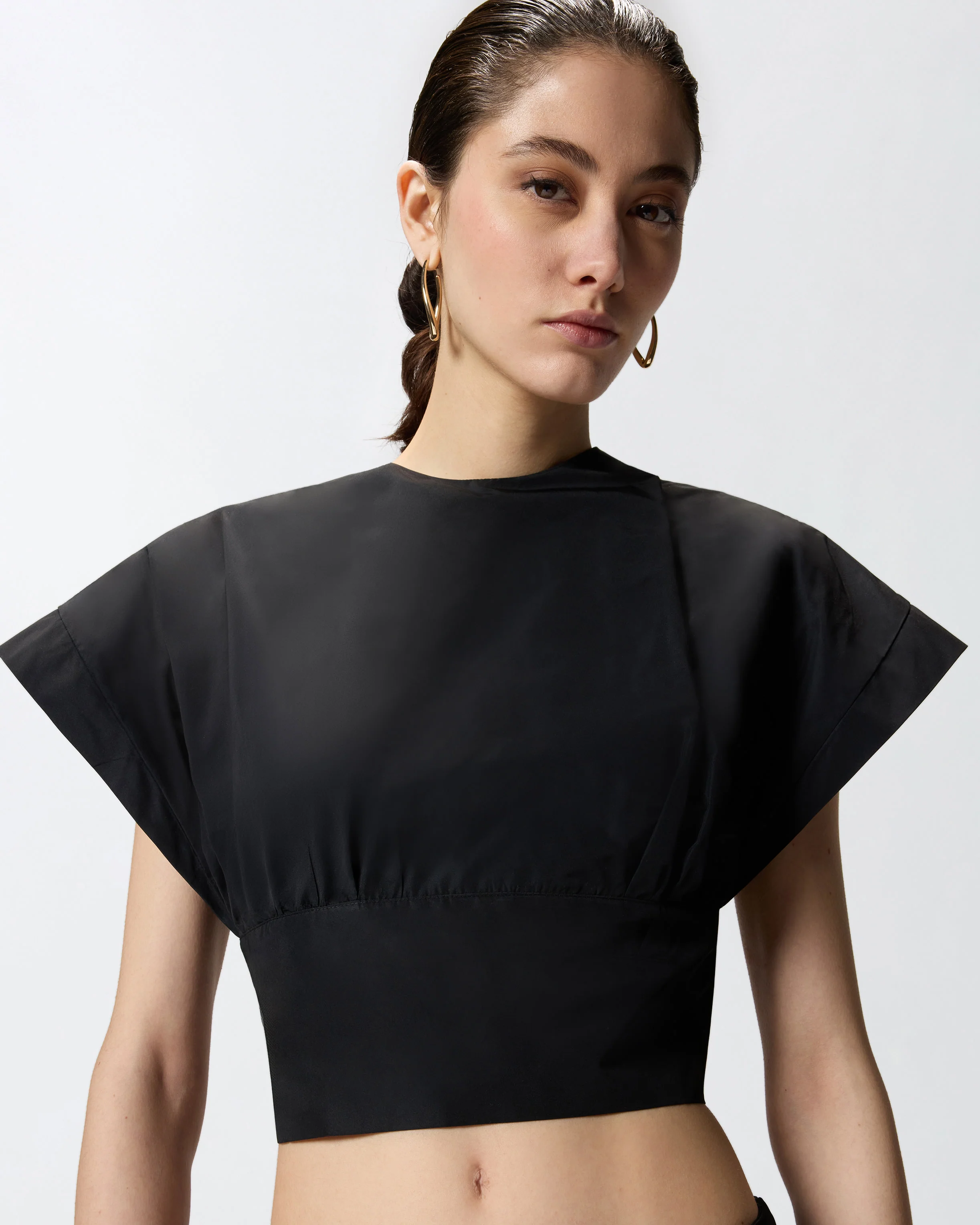 Crop top con maniche ampie - Image 4