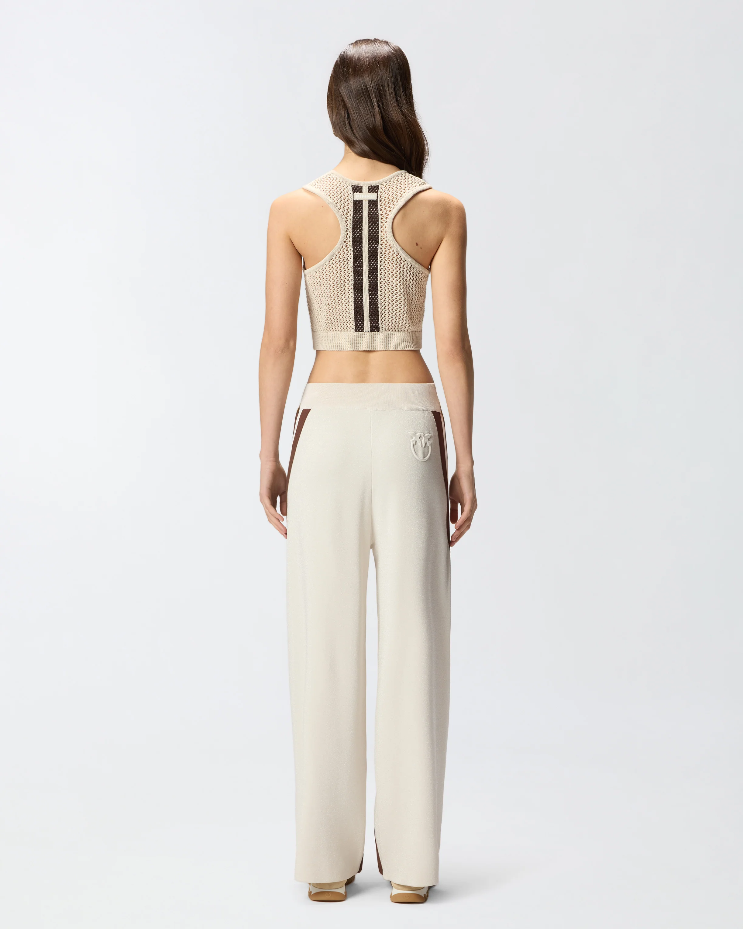 Crop top smanicato con bande sul retro - Image 3