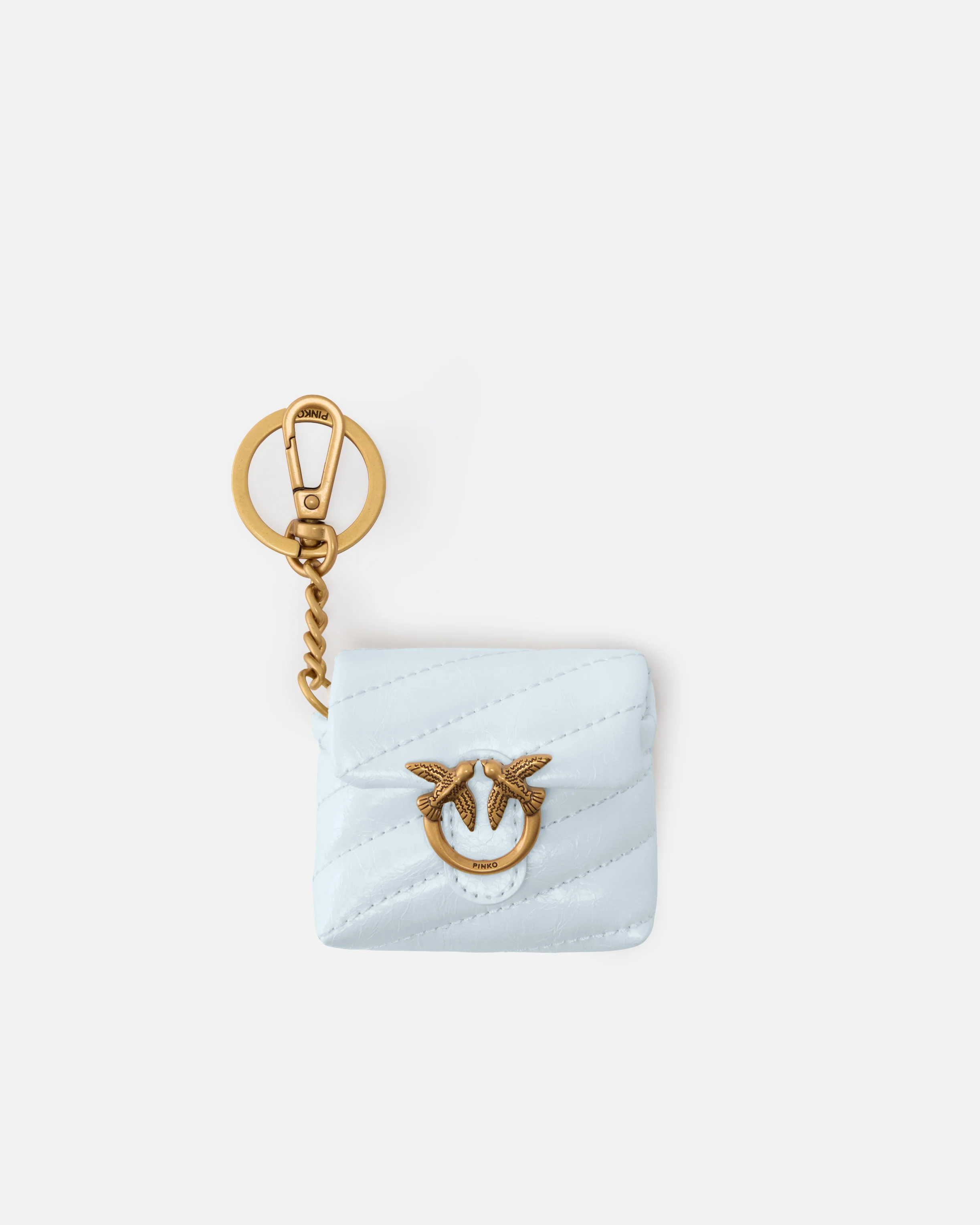 Custodia AirPods Love Bag Puff in pelle lucida
