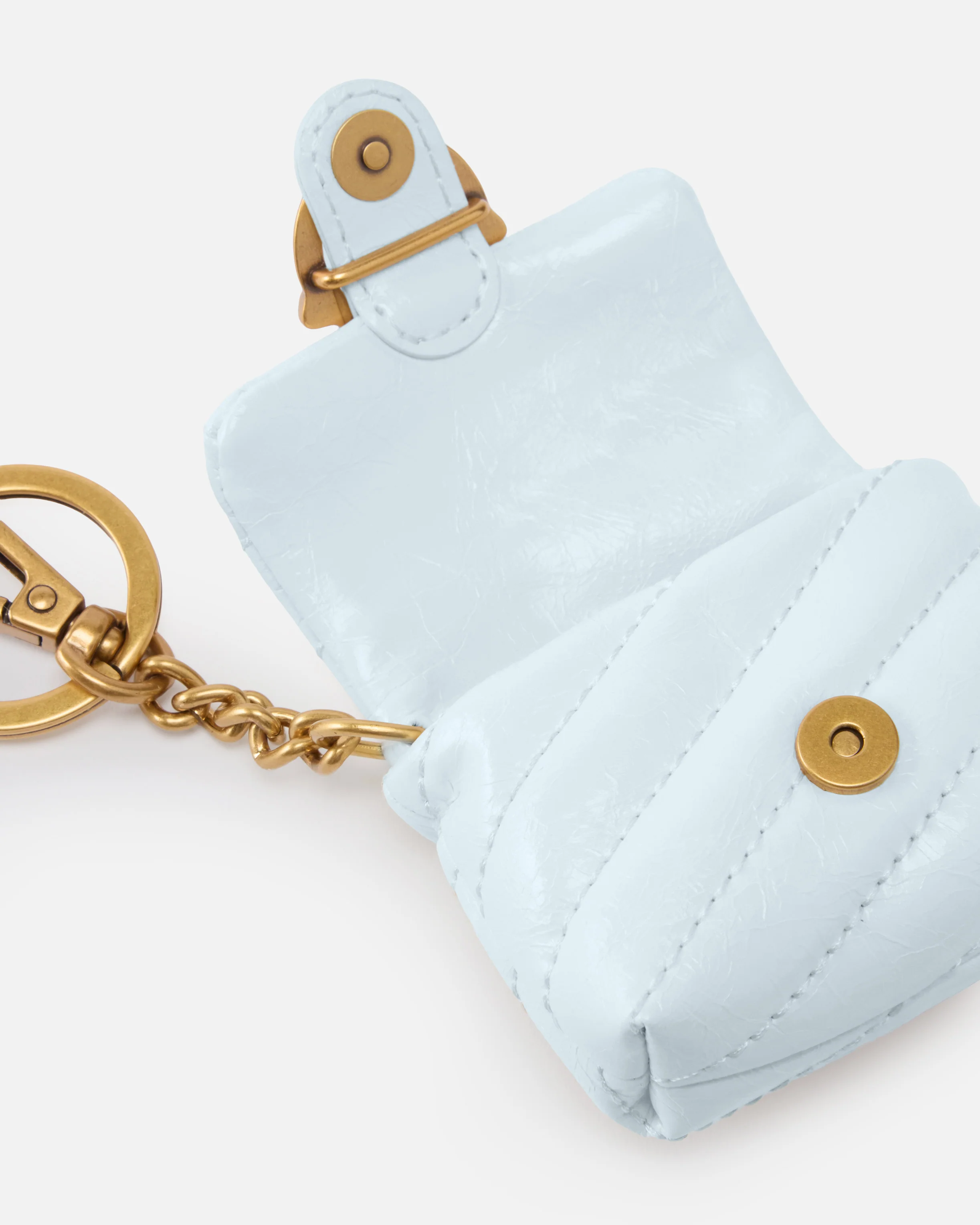 Custodia AirPods Love Bag Puff in pelle lucida - Image 3