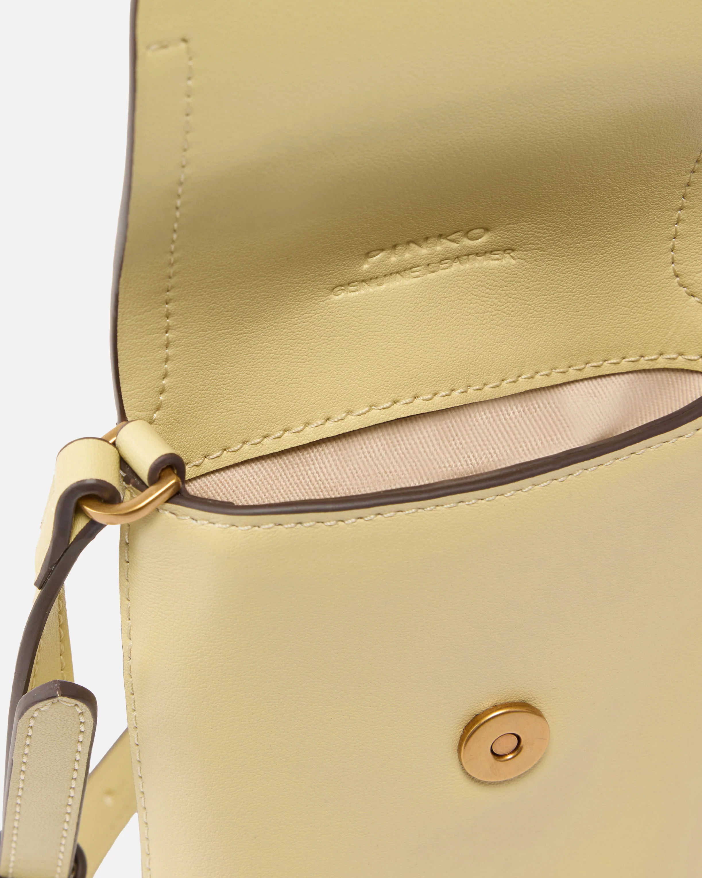 Custodia smartphone in pelle con tracolla e logo - Image 4