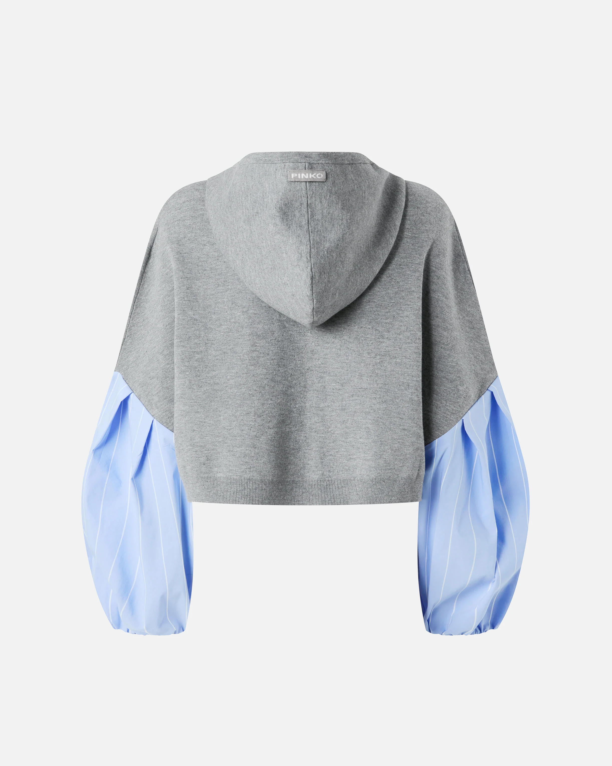 Felpa con inserto a camicia - Image 6