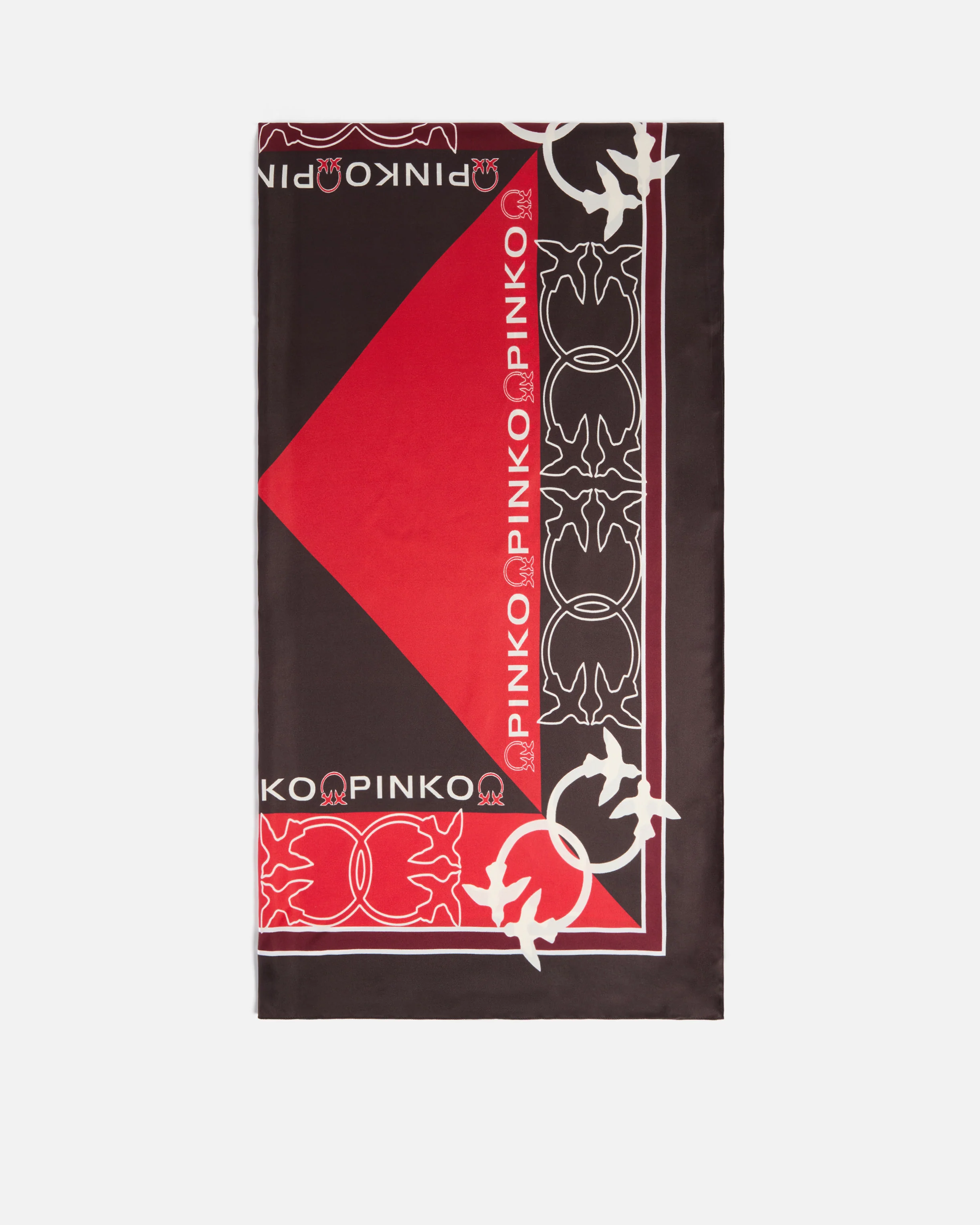 Foulard bicolor con loghi - Image 2