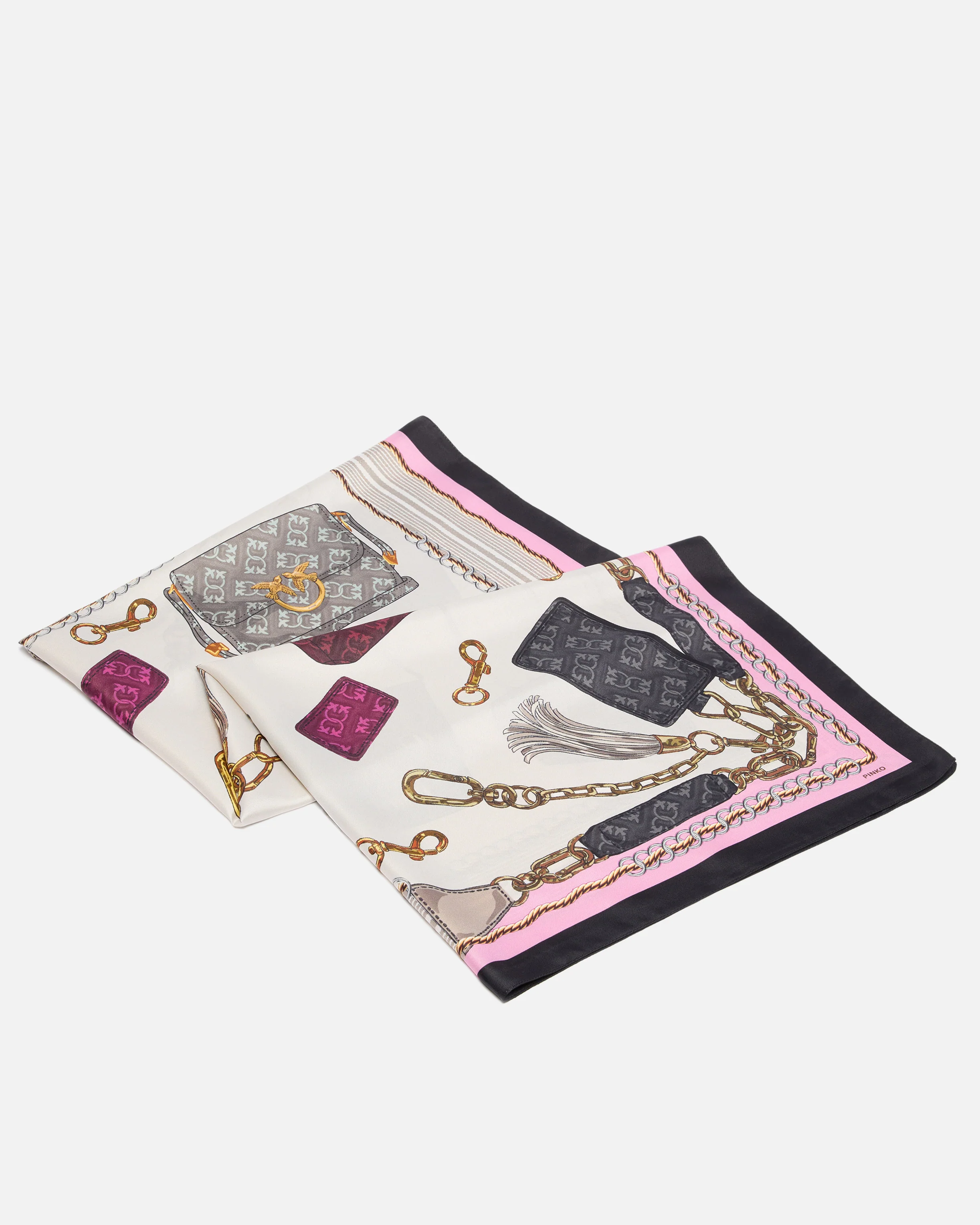 Foulard con stampa borse - Image 3