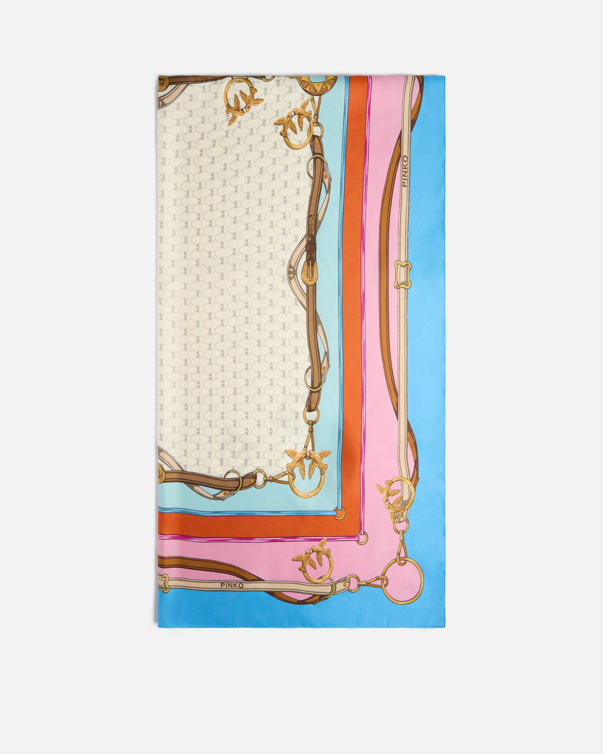 Foulard con stampa multicolor - Image 2