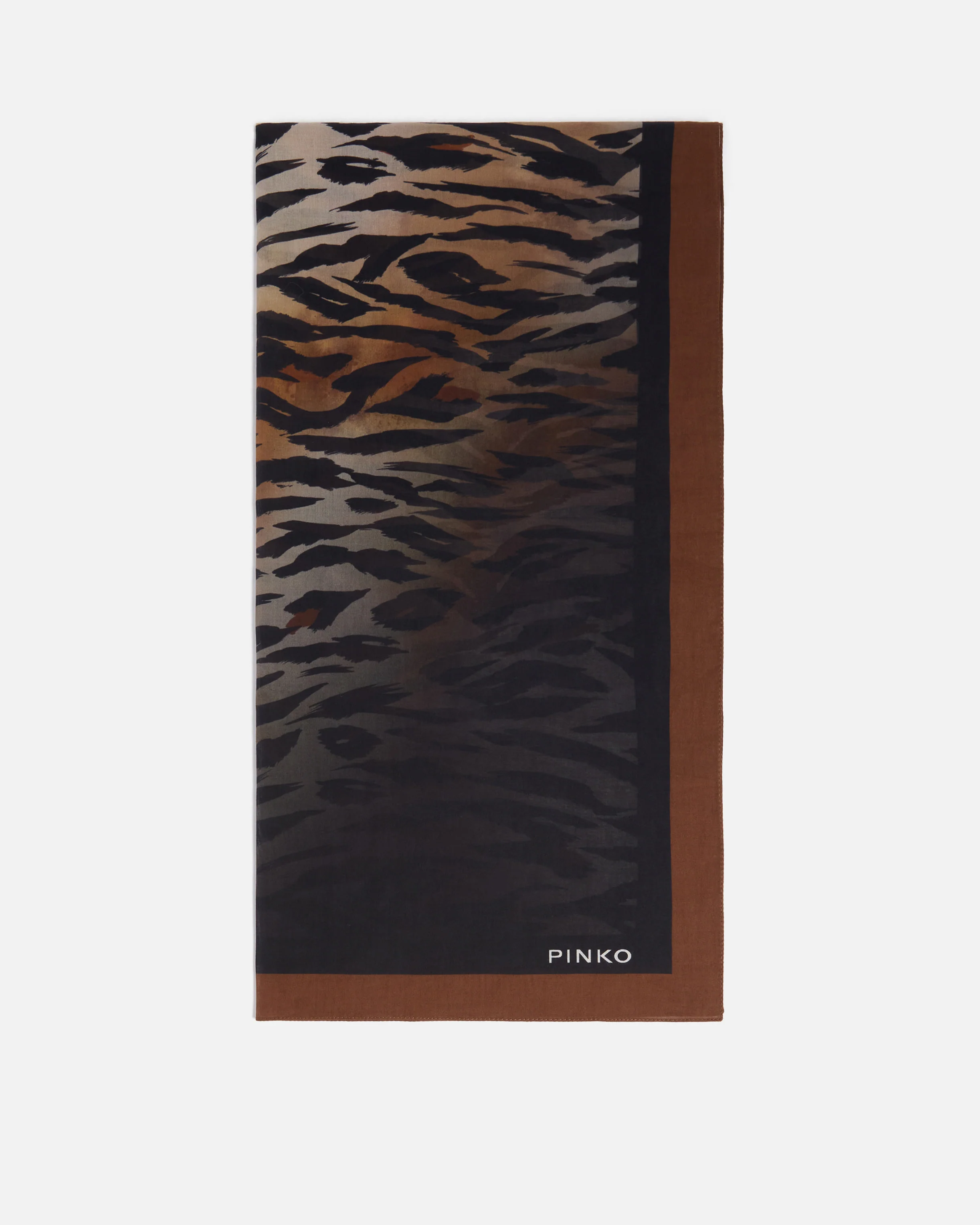 Foulard con stampa tigrata - Image 2